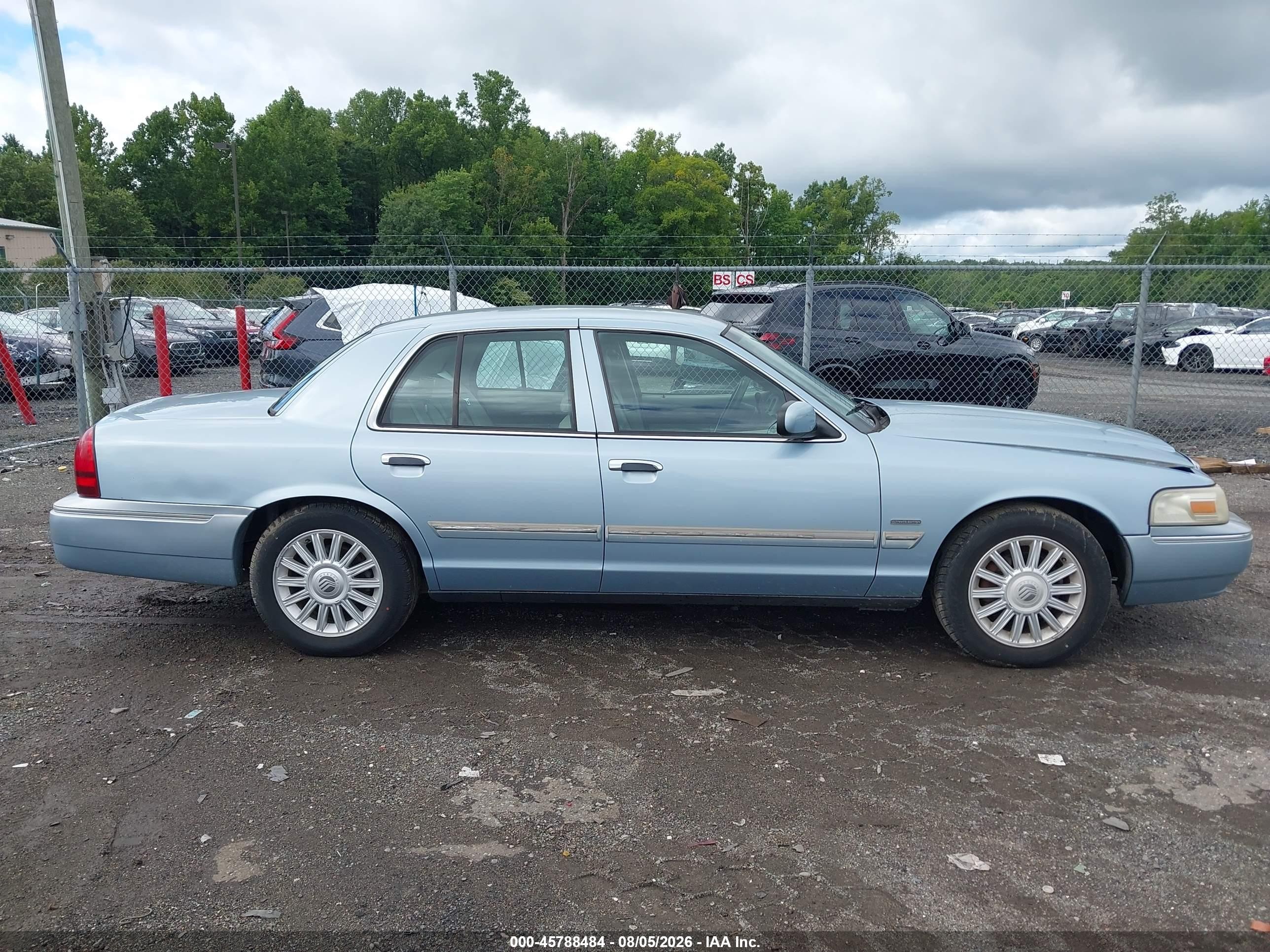 2009 Mercury Grand Marquis Ls (fleet Only) Blue vin: 2MEHM75V09X623202