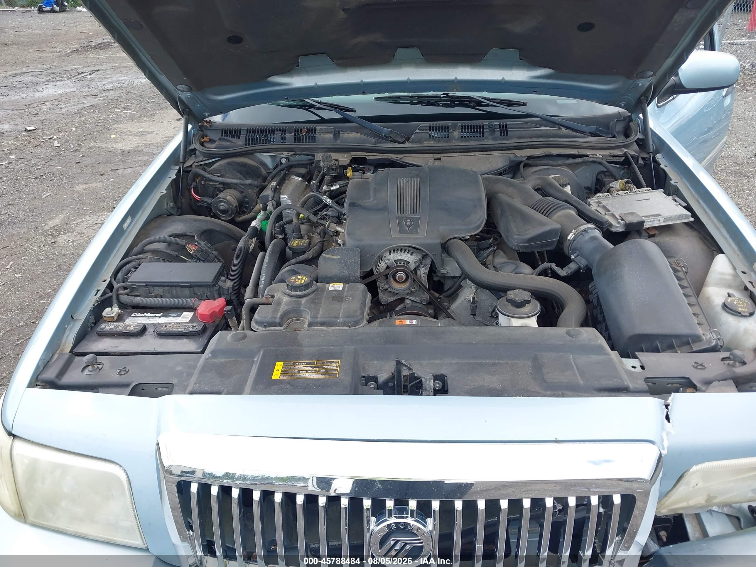 2009 Mercury Grand Marquis Ls (fleet Only) Blue vin: 2MEHM75V09X623202