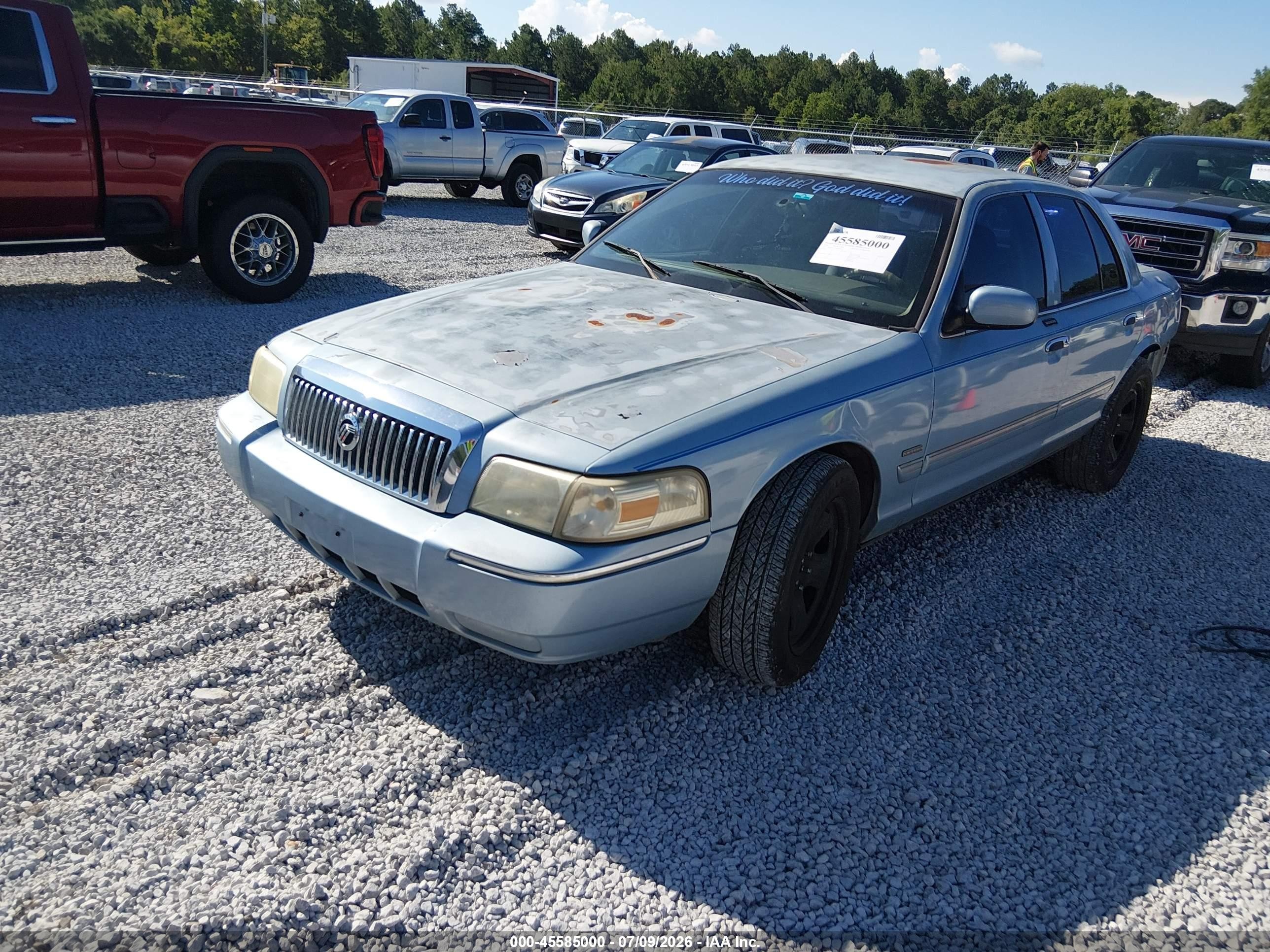 2009 Mercury Grand Marquis Ls (fleet Only) Blue vin: 2MEHM75V09X632370