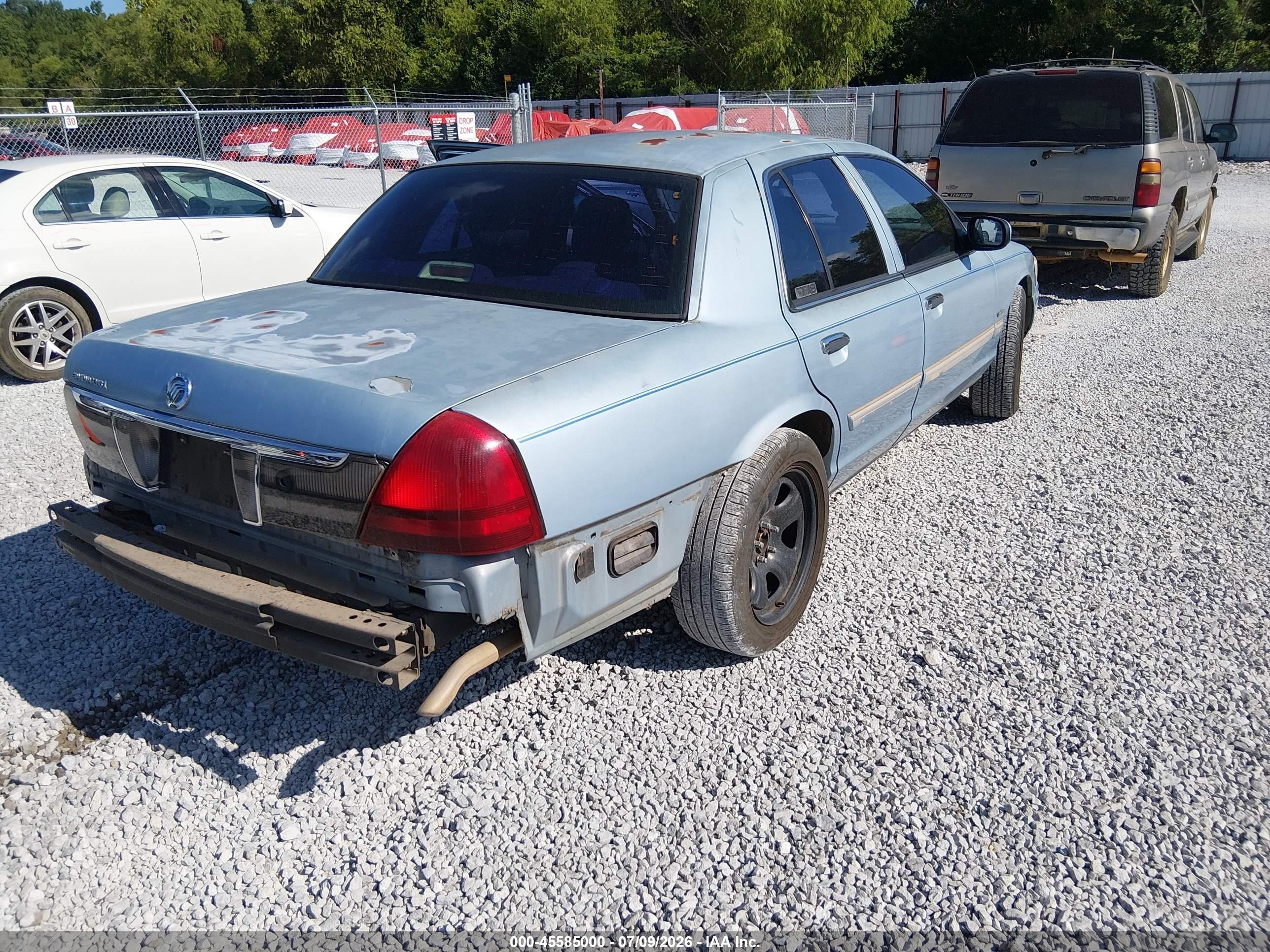 2009 Mercury Grand Marquis Ls (fleet Only) Blue vin: 2MEHM75V09X632370