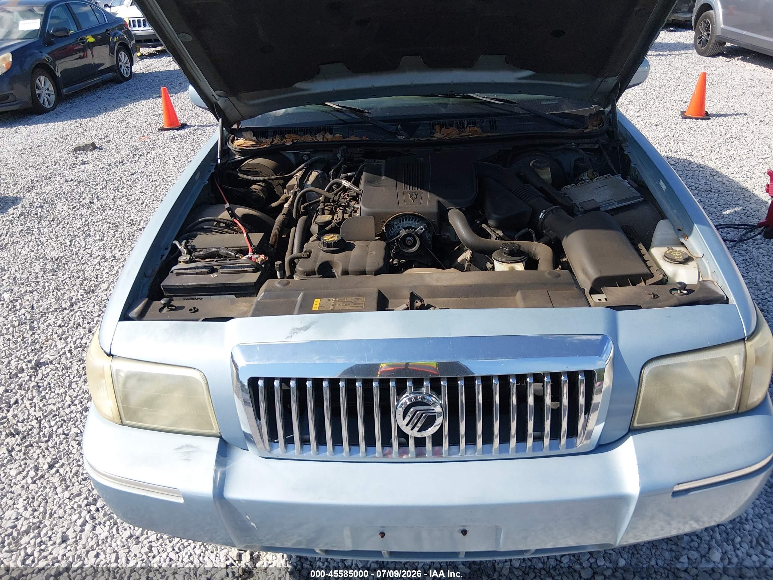 2009 Mercury Grand Marquis Ls (fleet Only) Blue vin: 2MEHM75V09X632370