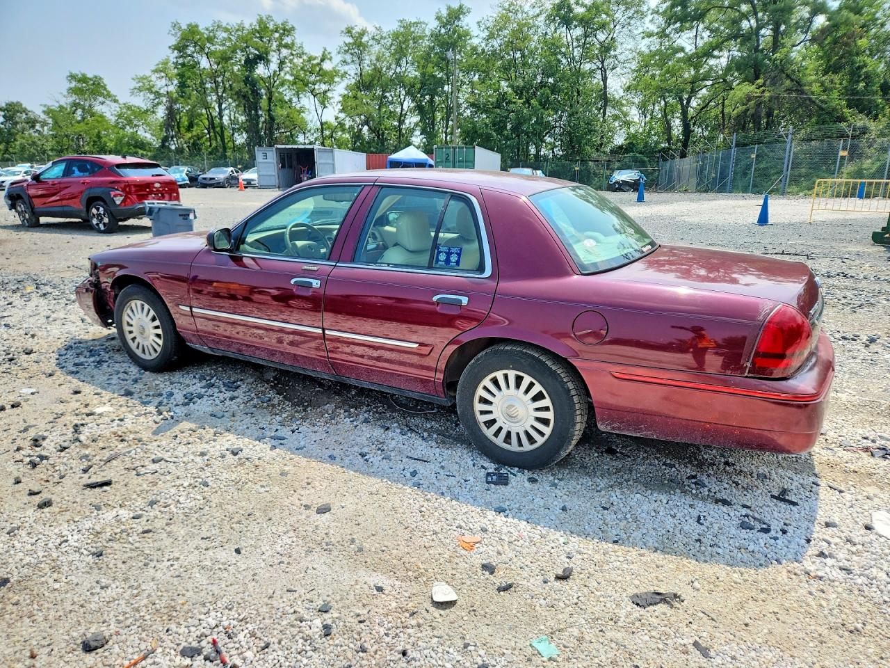 2008 Mercury Grand Marquis Ls Burgundy vin: 2MEHM75V18X629489