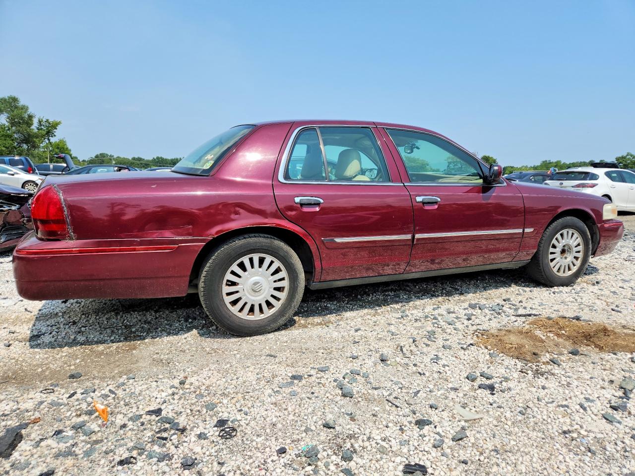 2008 Mercury Grand Marquis Ls Burgundy vin: 2MEHM75V18X629489