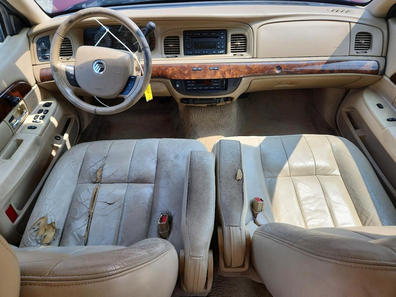 2008 Mercury Grand Marquis Ls Burgundy vin: 2MEHM75V18X629489