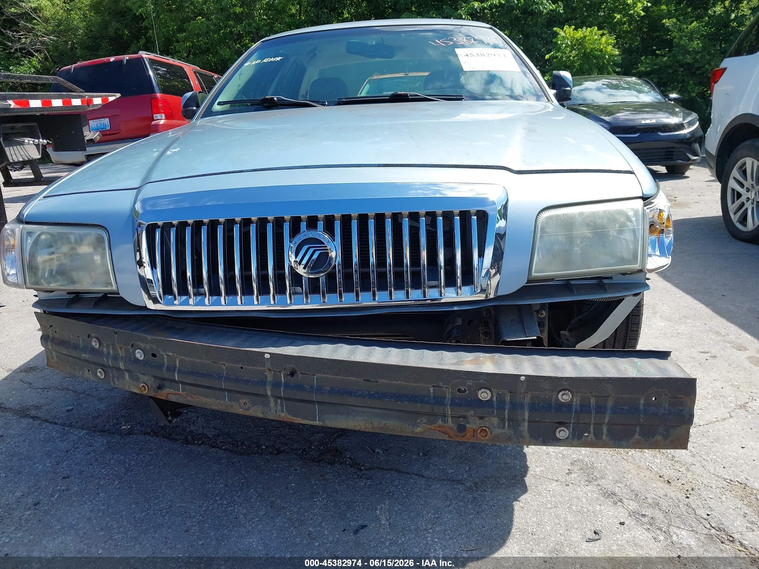 2009 Mercury Grand Marquis Ls (fleet Only) Light Blue vin: 2MEHM75V19X625055