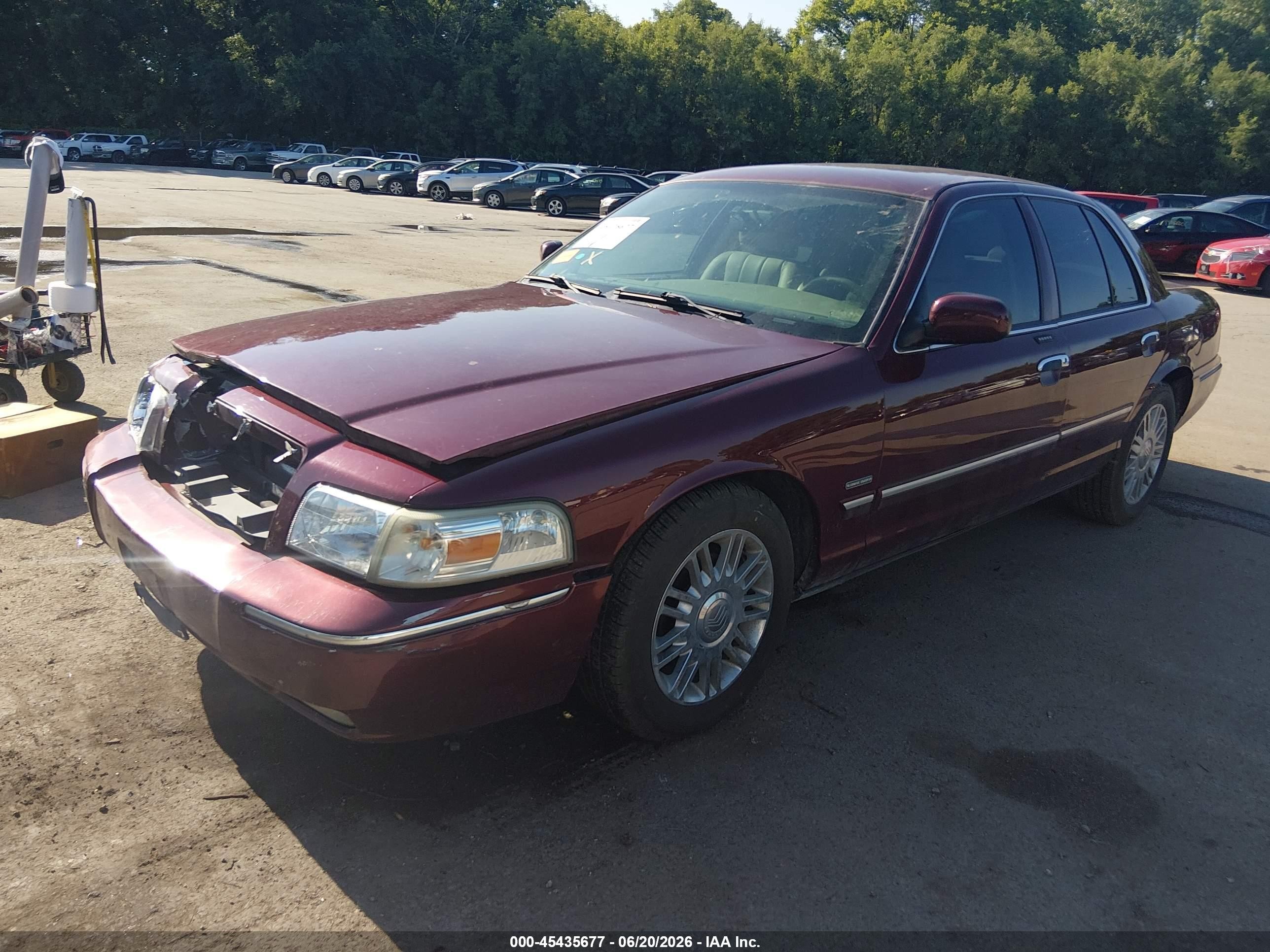 2009 Mercury Grand Marquis Ls (fleet Only) Бордовый vin: 2MEHM75V19X625198