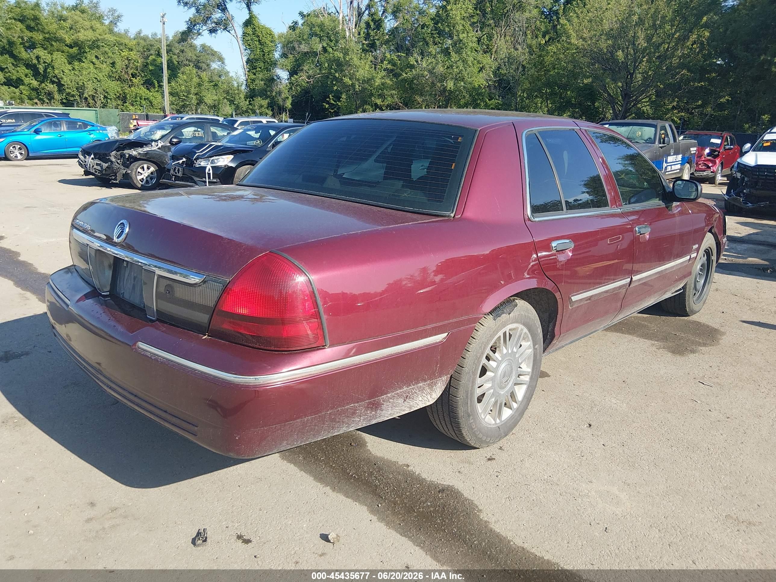 2009 Mercury Grand Marquis Ls (fleet Only) Бордовый vin: 2MEHM75V19X625198