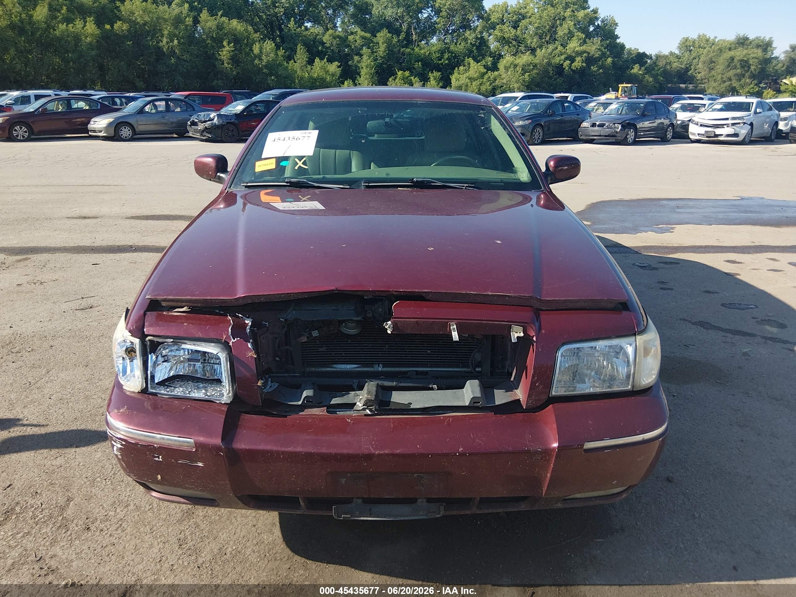 2009 Mercury Grand Marquis Ls (fleet Only) Бордовый vin: 2MEHM75V19X625198