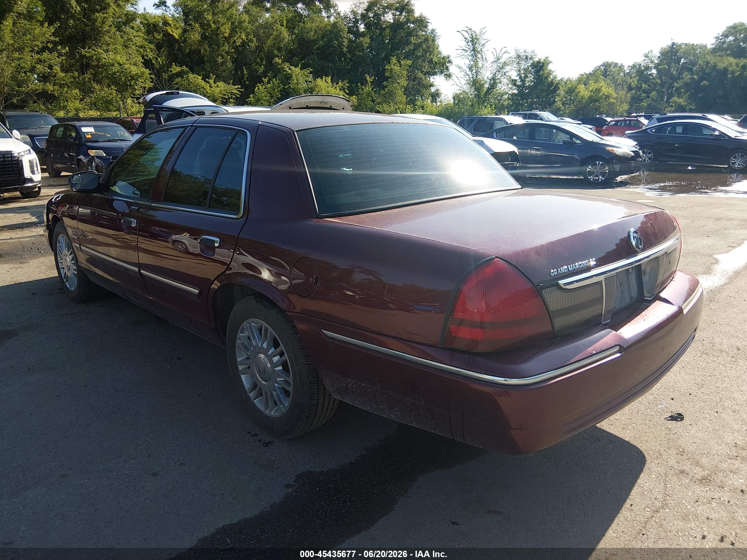 2009 Mercury Grand Marquis Ls (fleet Only) Бордовый vin: 2MEHM75V19X625198