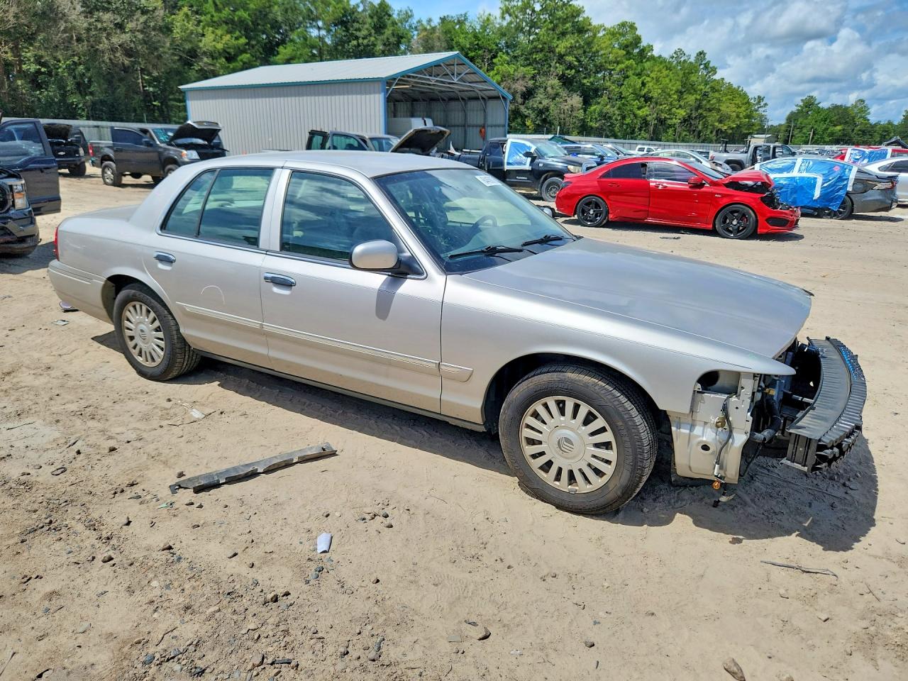 2008 Mercury Grand Marquis Ls Silver vin: 2MEHM75V28X612099