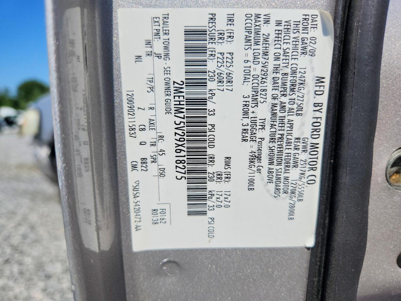 2009 Mercury Grand Marquis Ls Silver vin: 2MEHM75V29X618275