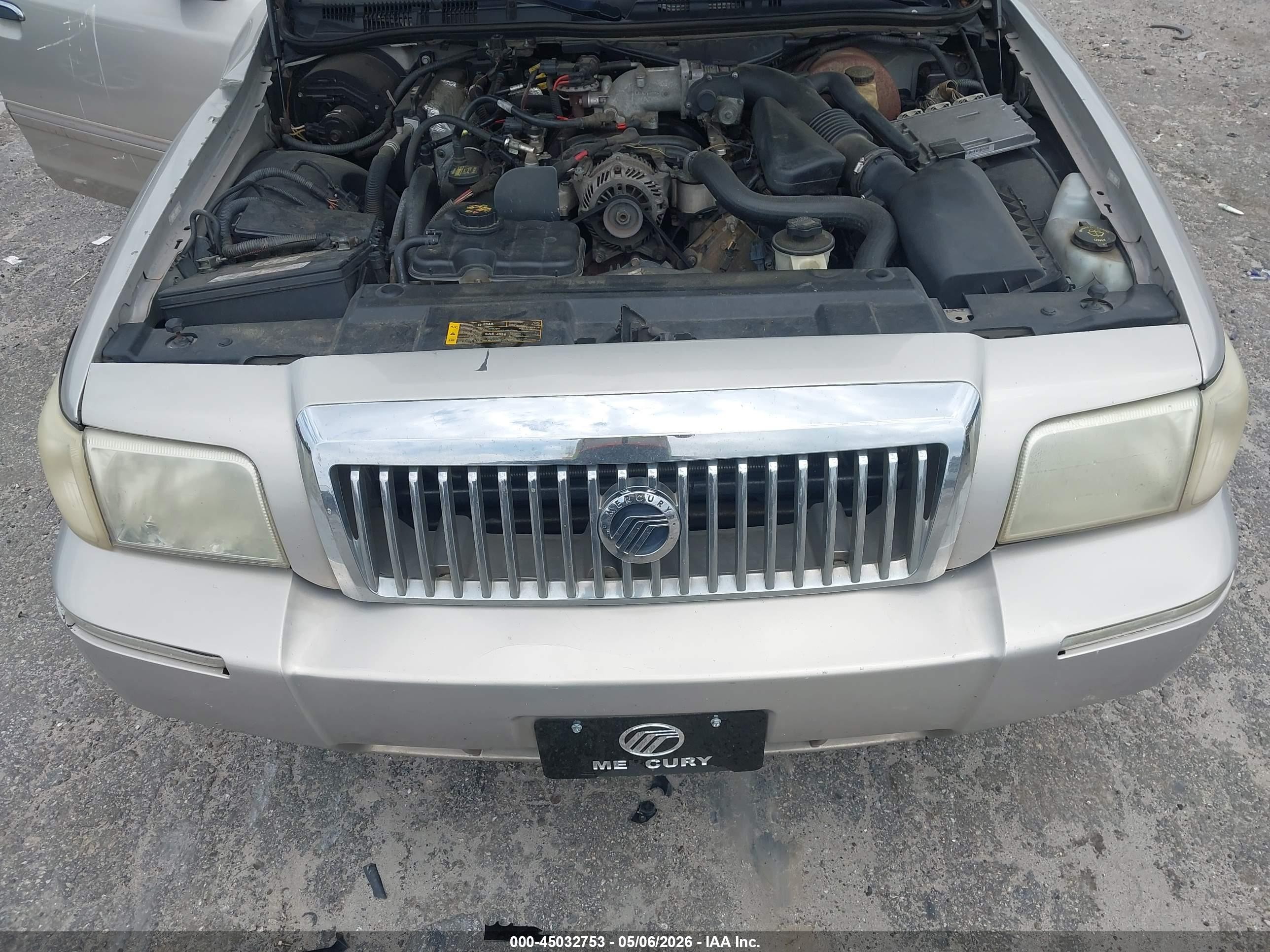 2009 Mercury Grand Marquis Ls (fleet Only) Gold vin: 2MEHM75V39X622528
