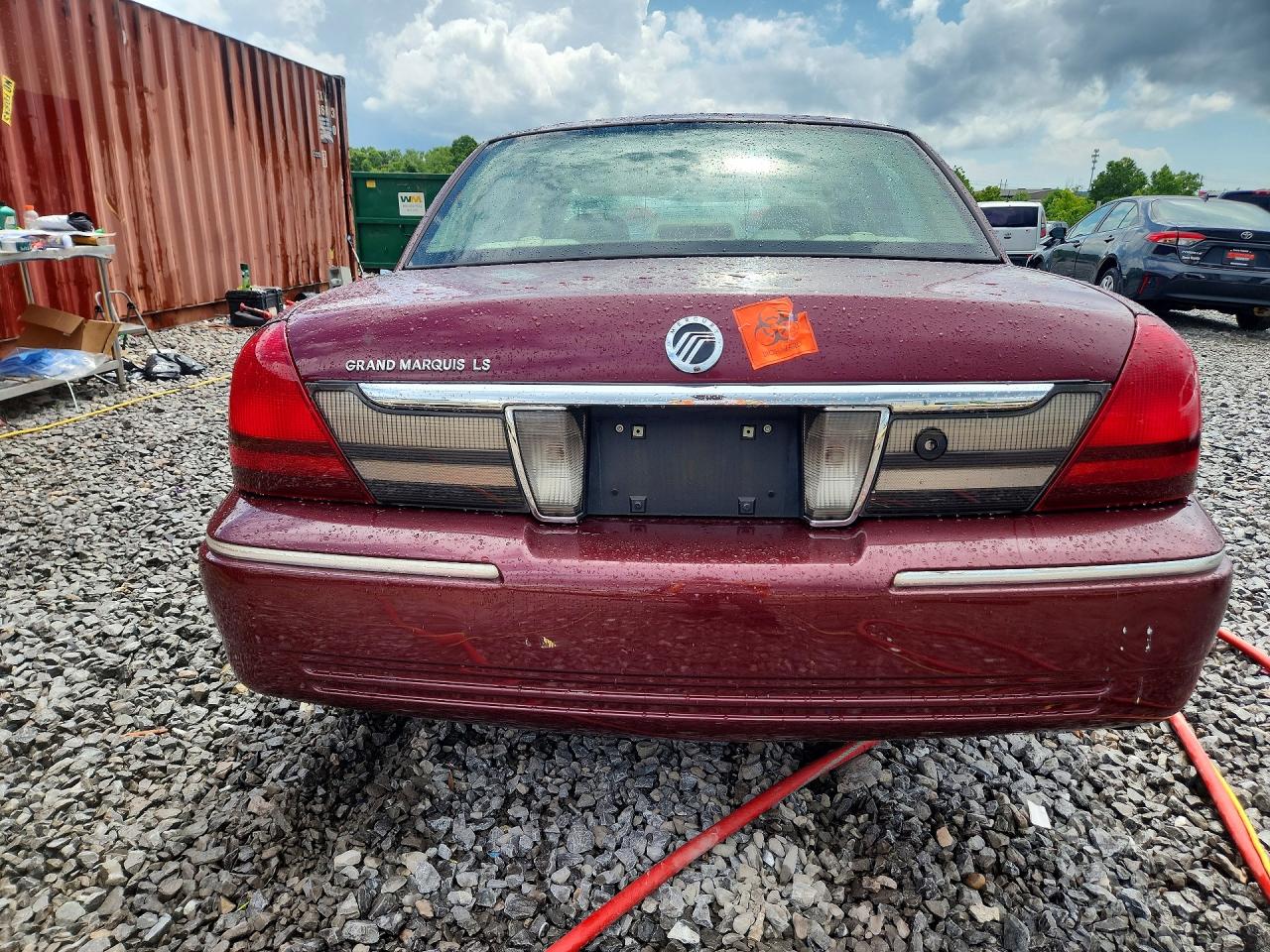 2009 Mercury Grand Marquis Ls Бордовый vin: 2MEHM75V39X630225