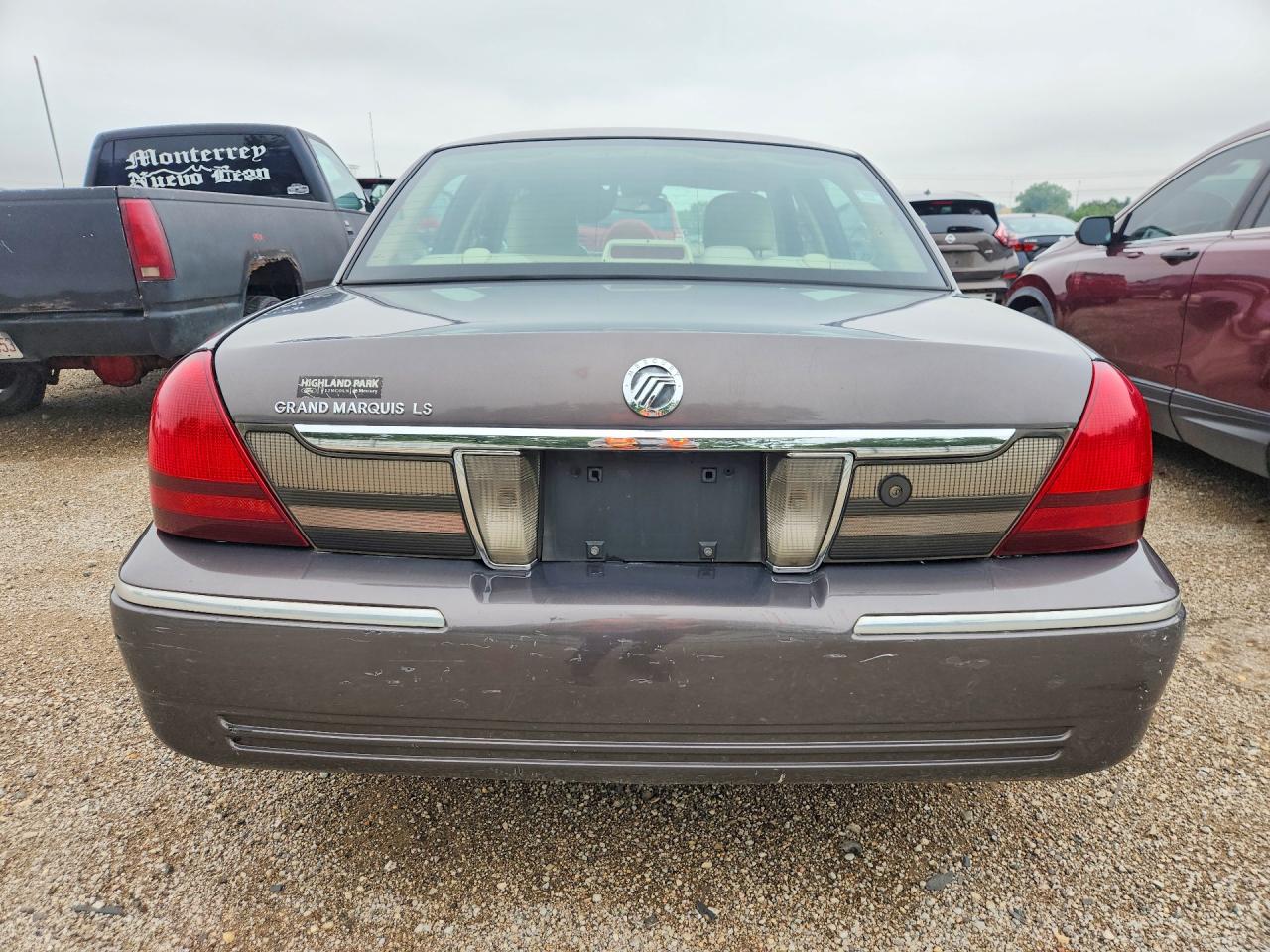 2007 Mercury Grand Marquis Ls Gray vin: 2MEHM75V57X612483