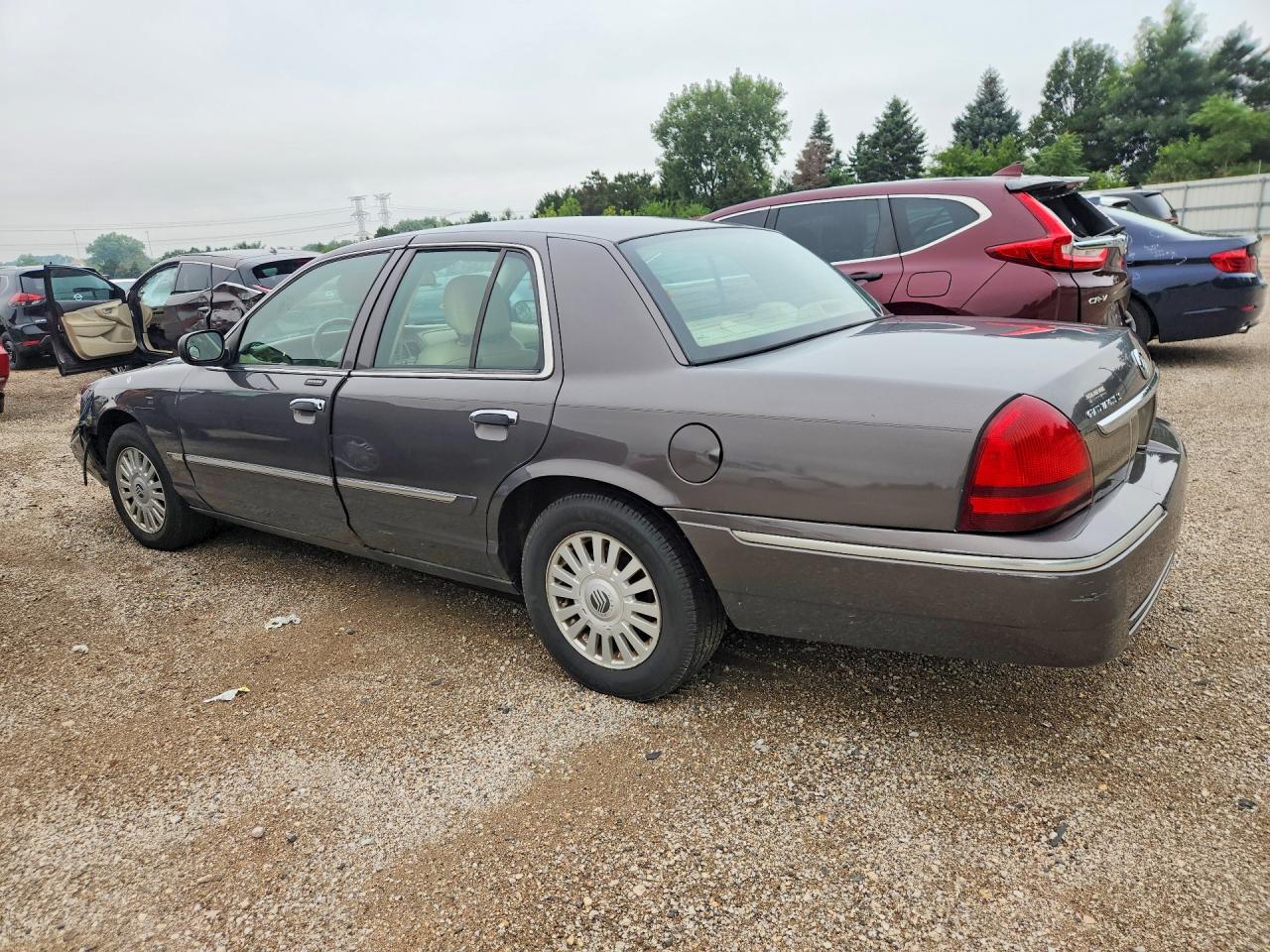 2007 Mercury Grand Marquis Ls Gray vin: 2MEHM75V57X612483