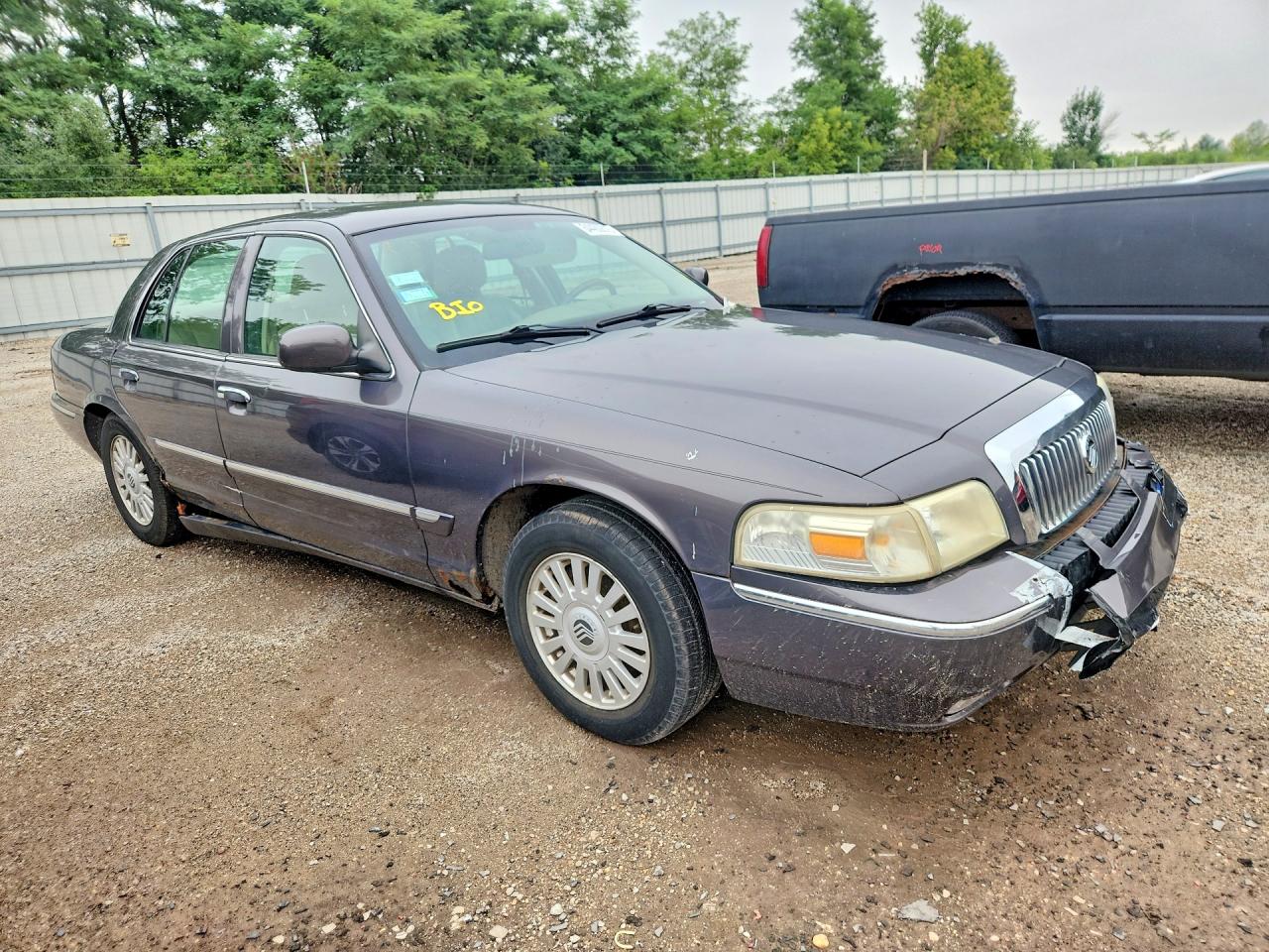 2007 Mercury Grand Marquis Ls Gray vin: 2MEHM75V57X612483