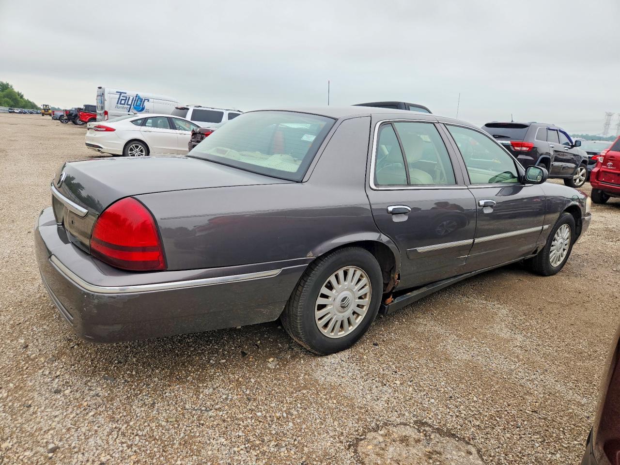 2007 Mercury Grand Marquis Ls Gray vin: 2MEHM75V57X612483