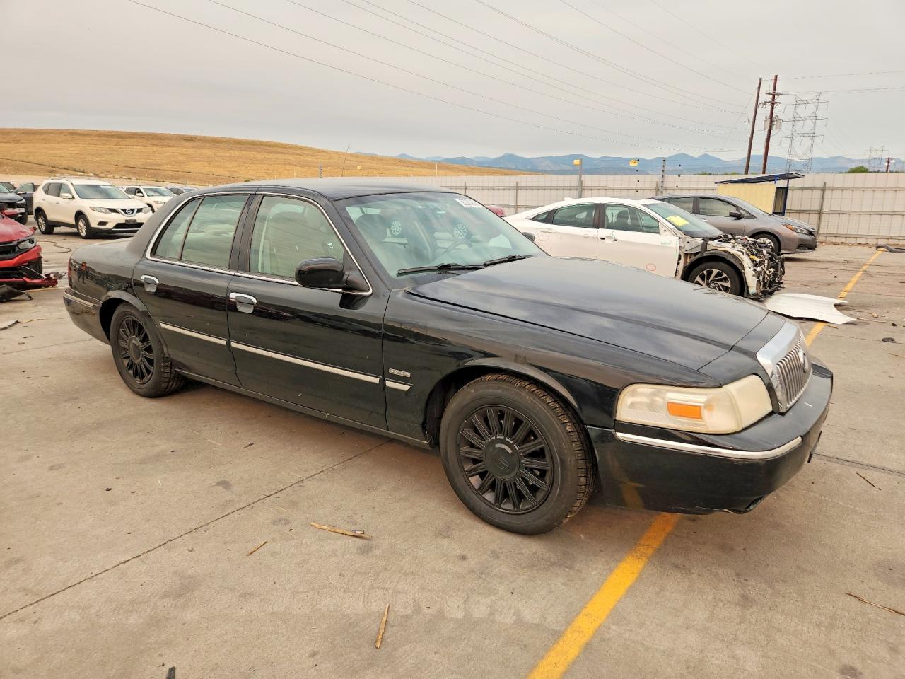 2009 Mercury Grand Marquis Ls Black vin: 2MEHM75V59X602037