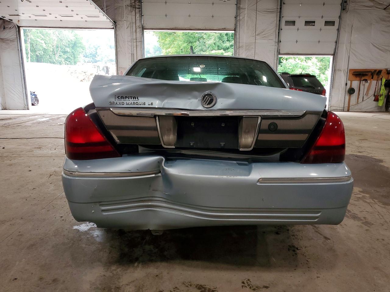2009 Mercury Grand Marquis Ls Blue vin: 2MEHM75V59X625267