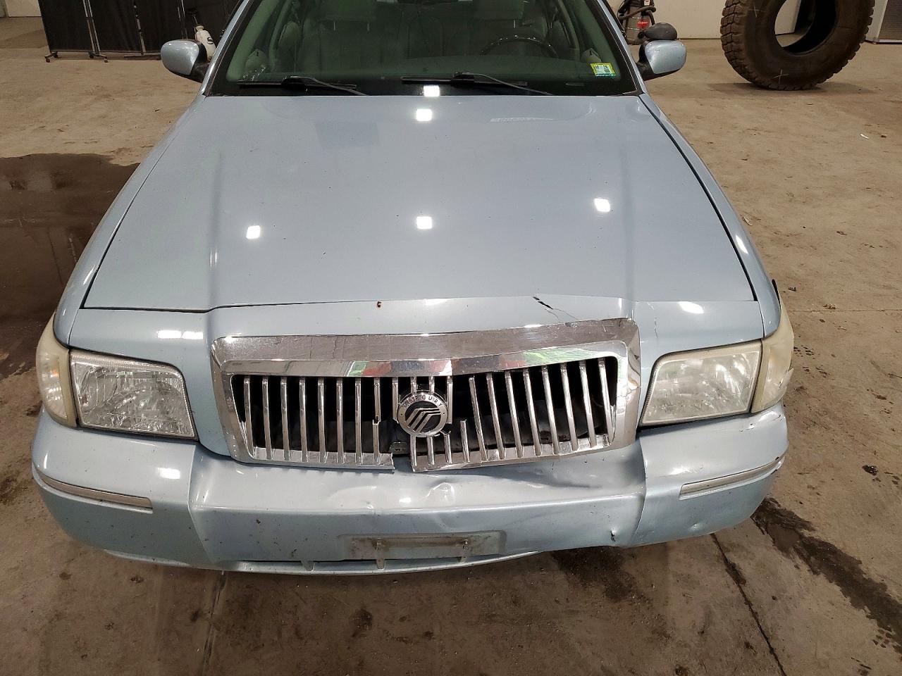 2009 Mercury Grand Marquis Ls Blue vin: 2MEHM75V59X625267