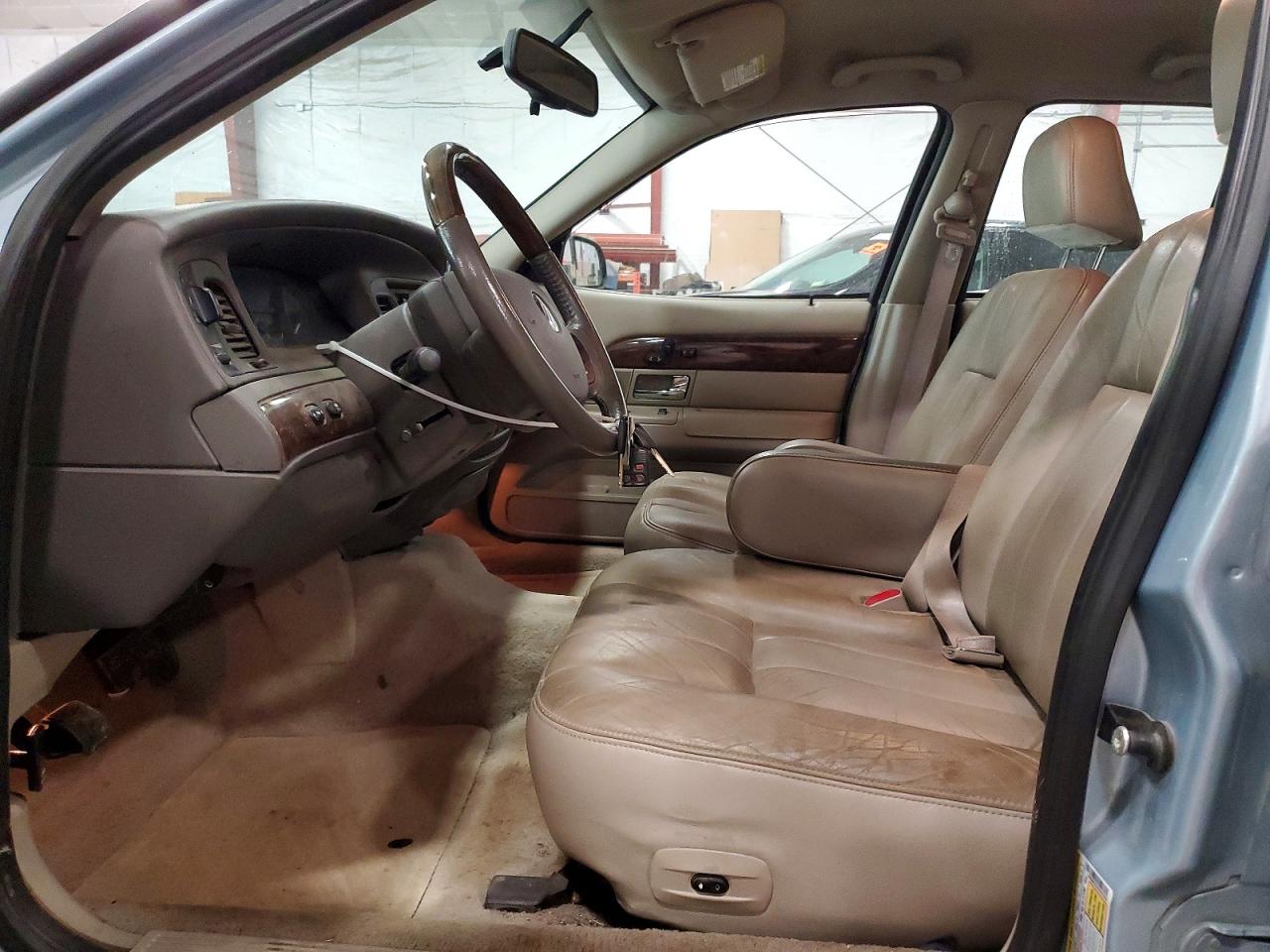 2009 Mercury Grand Marquis Ls Blue vin: 2MEHM75V59X625267