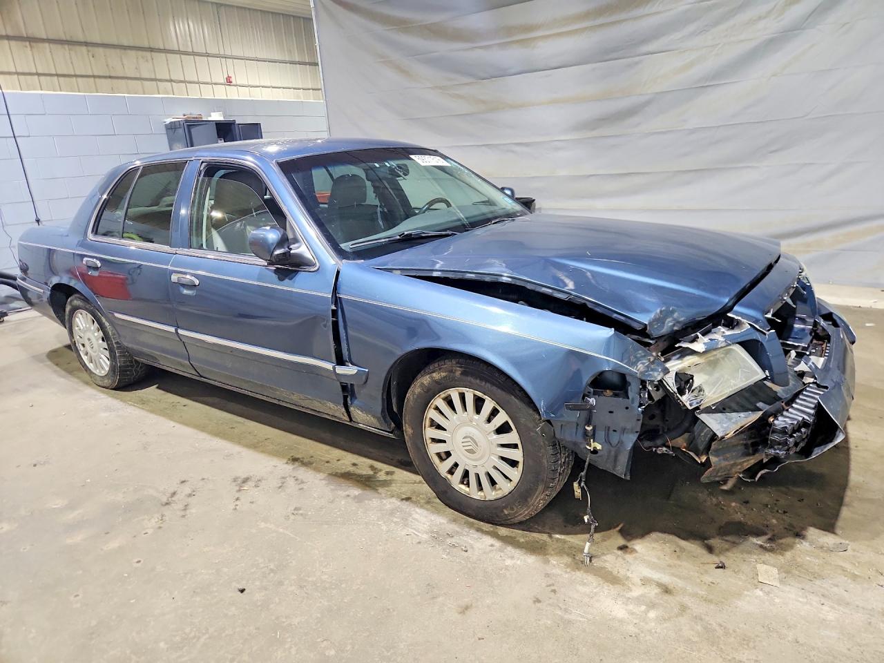 2007 Mercury Grand Marquis Ls Blue vin: 2MEHM75V67X620317