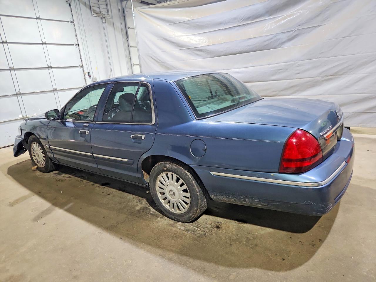 2007 Mercury Grand Marquis Ls Blue vin: 2MEHM75V67X620317