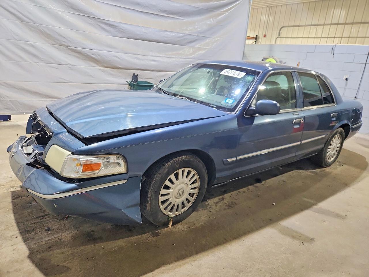 2007 Mercury Grand Marquis Ls Blue vin: 2MEHM75V67X620317