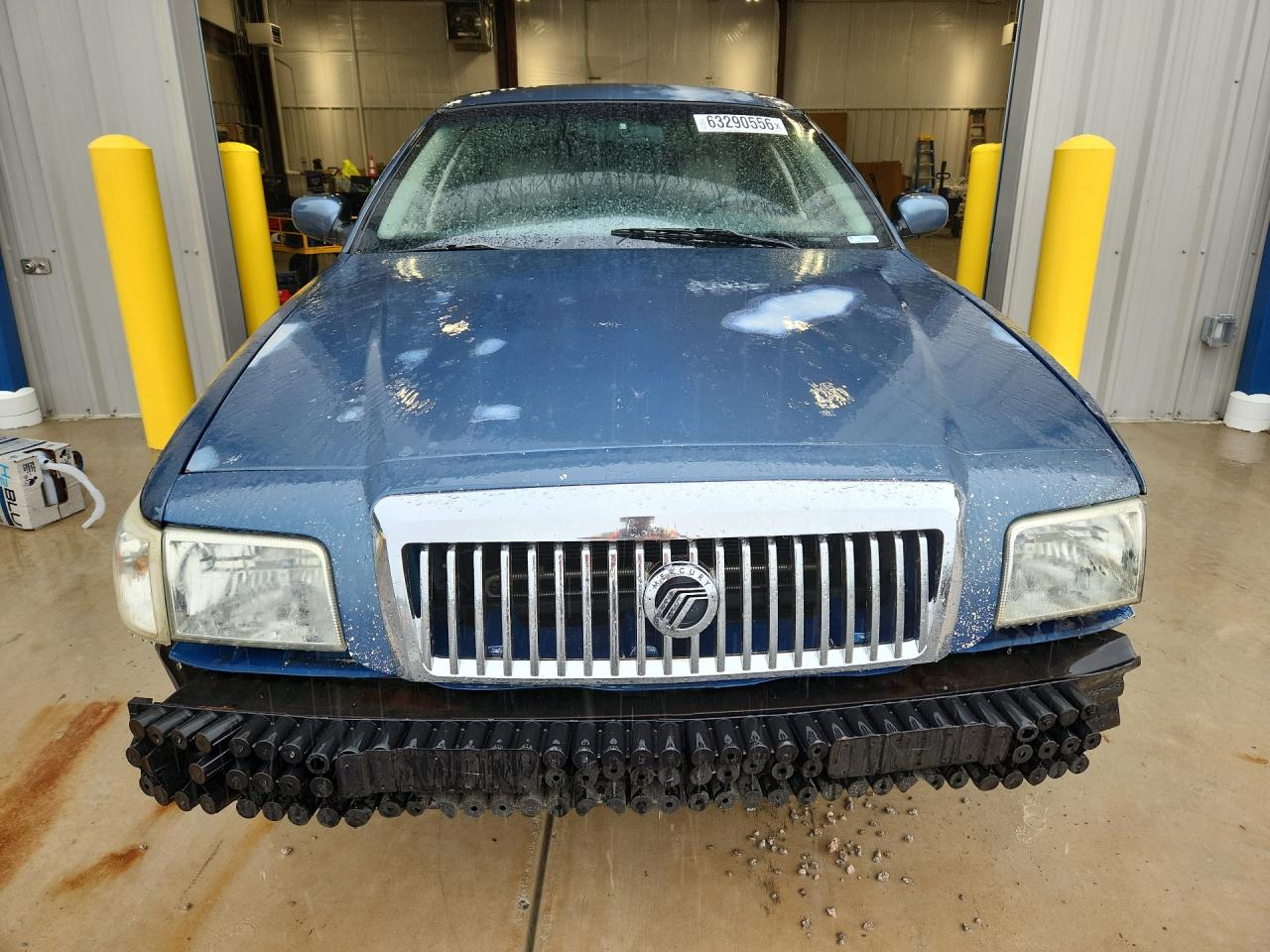 2009 Mercury Grand Marquis Ls Blue vin: 2MEHM75V79X634178