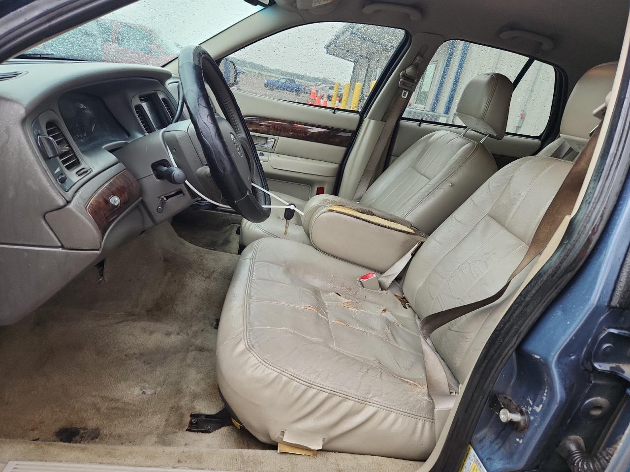 2009 Mercury Grand Marquis Ls Blue vin: 2MEHM75V79X634178
