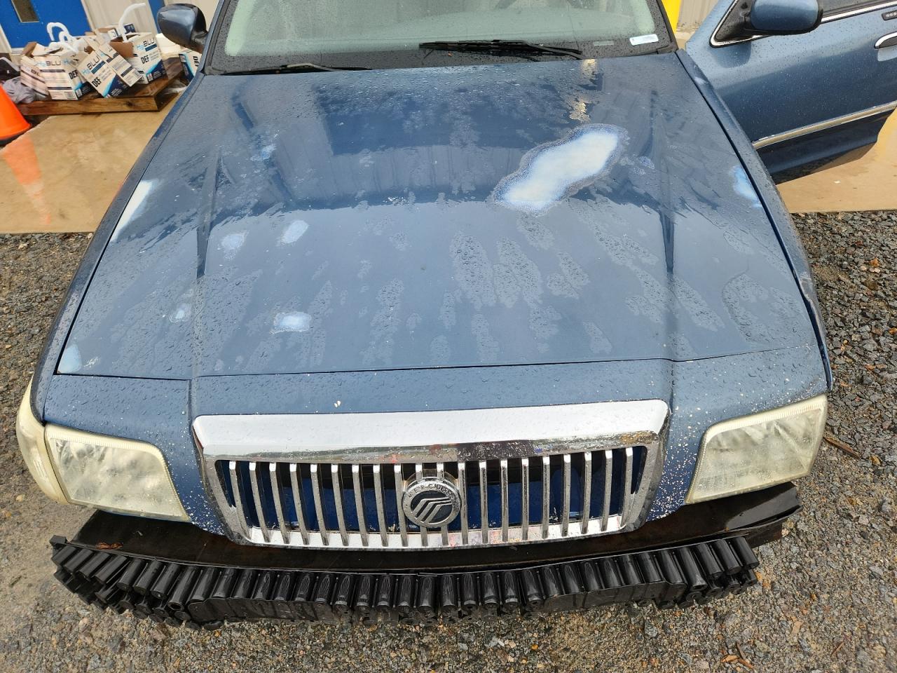 2009 Mercury Grand Marquis Ls Blue vin: 2MEHM75V79X634178