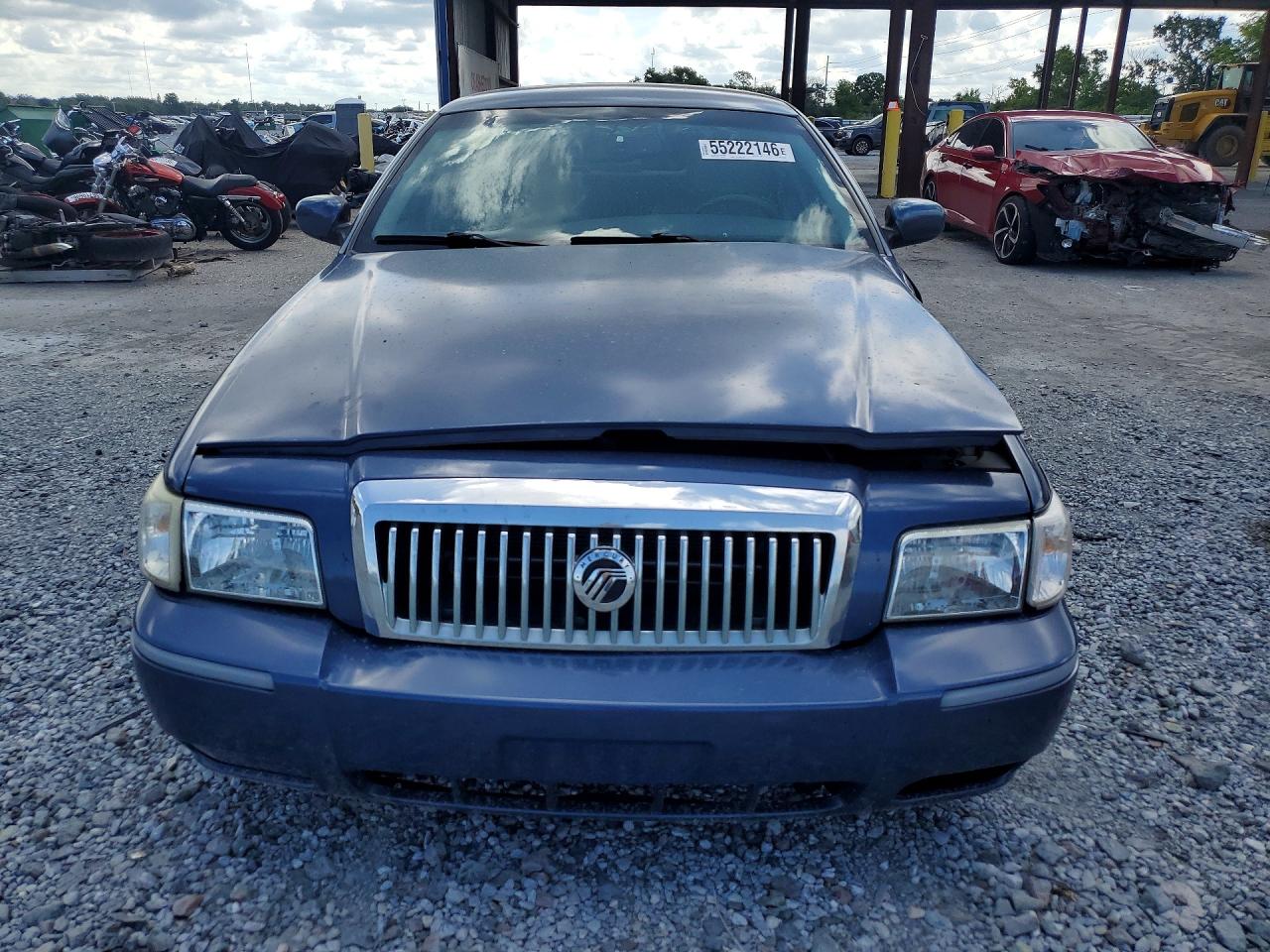 2009 Mercury Grand Marquis Ls Blue vin: 2MEHM75V89X624386