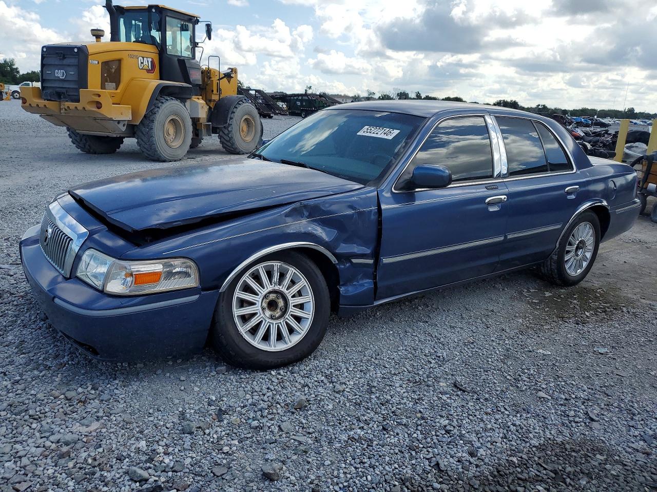 2009 Mercury Grand Marquis Ls Blue vin: 2MEHM75V89X624386