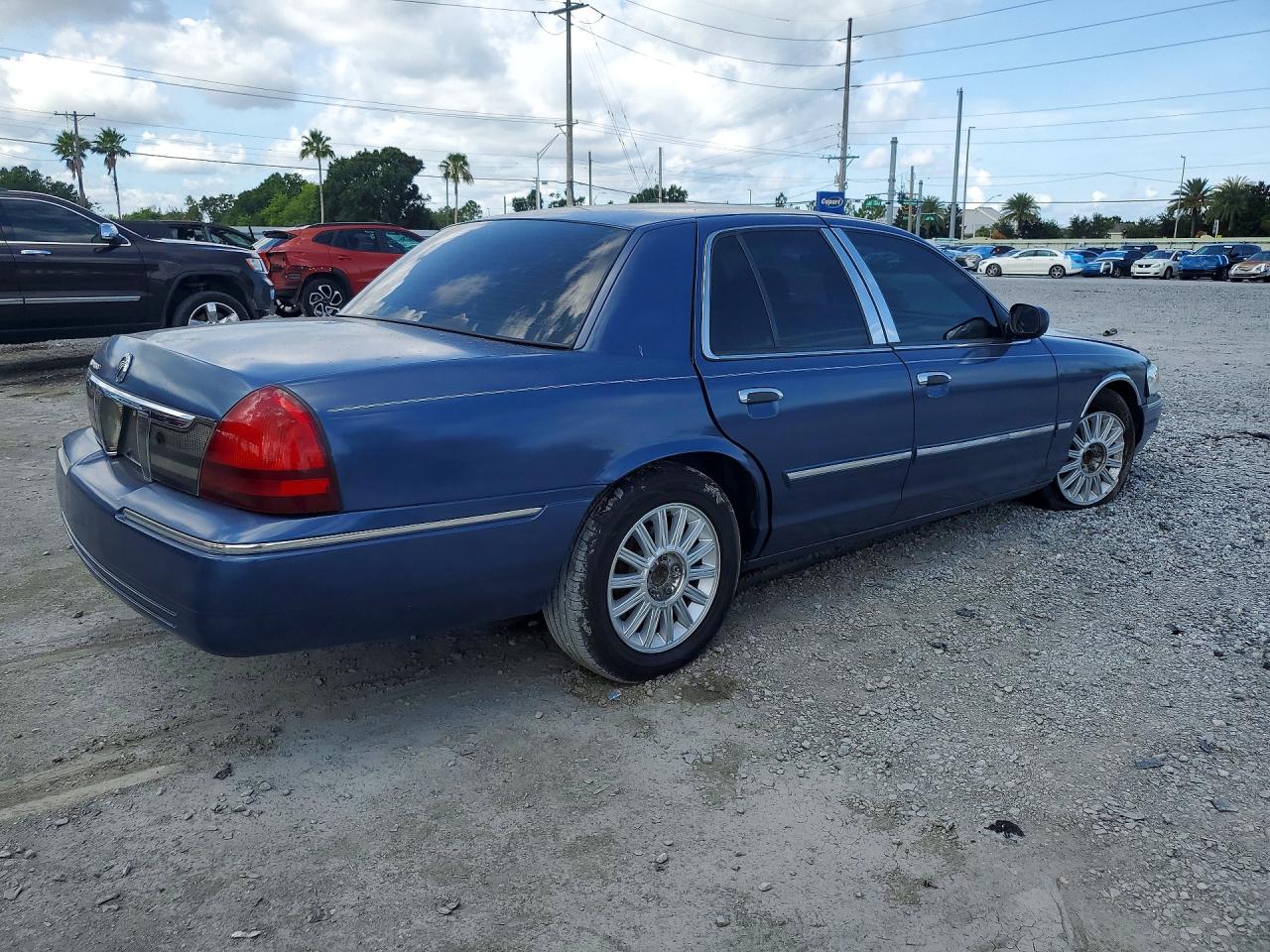 2009 Mercury Grand Marquis Ls Blue vin: 2MEHM75V89X624386