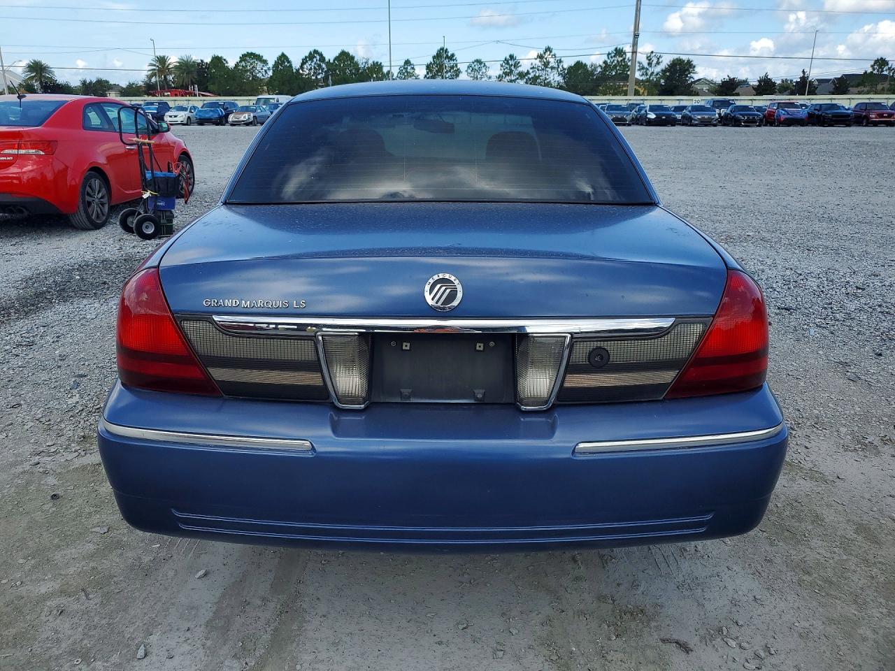 2009 Mercury Grand Marquis Ls Blue vin: 2MEHM75V89X624386