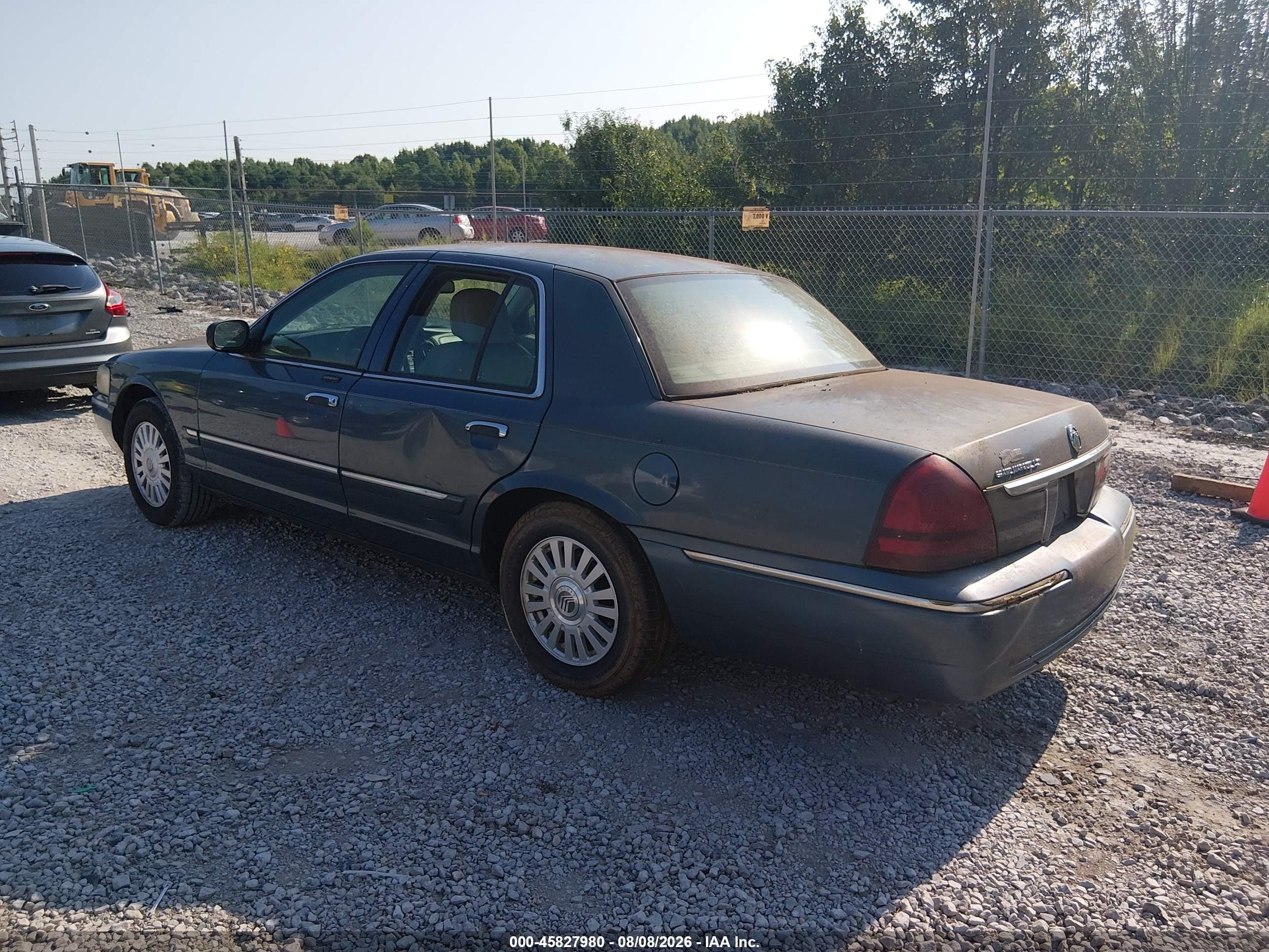 2008 Mercury Grand Marquis Ls Blue vin: 2MEHM75V98X604579