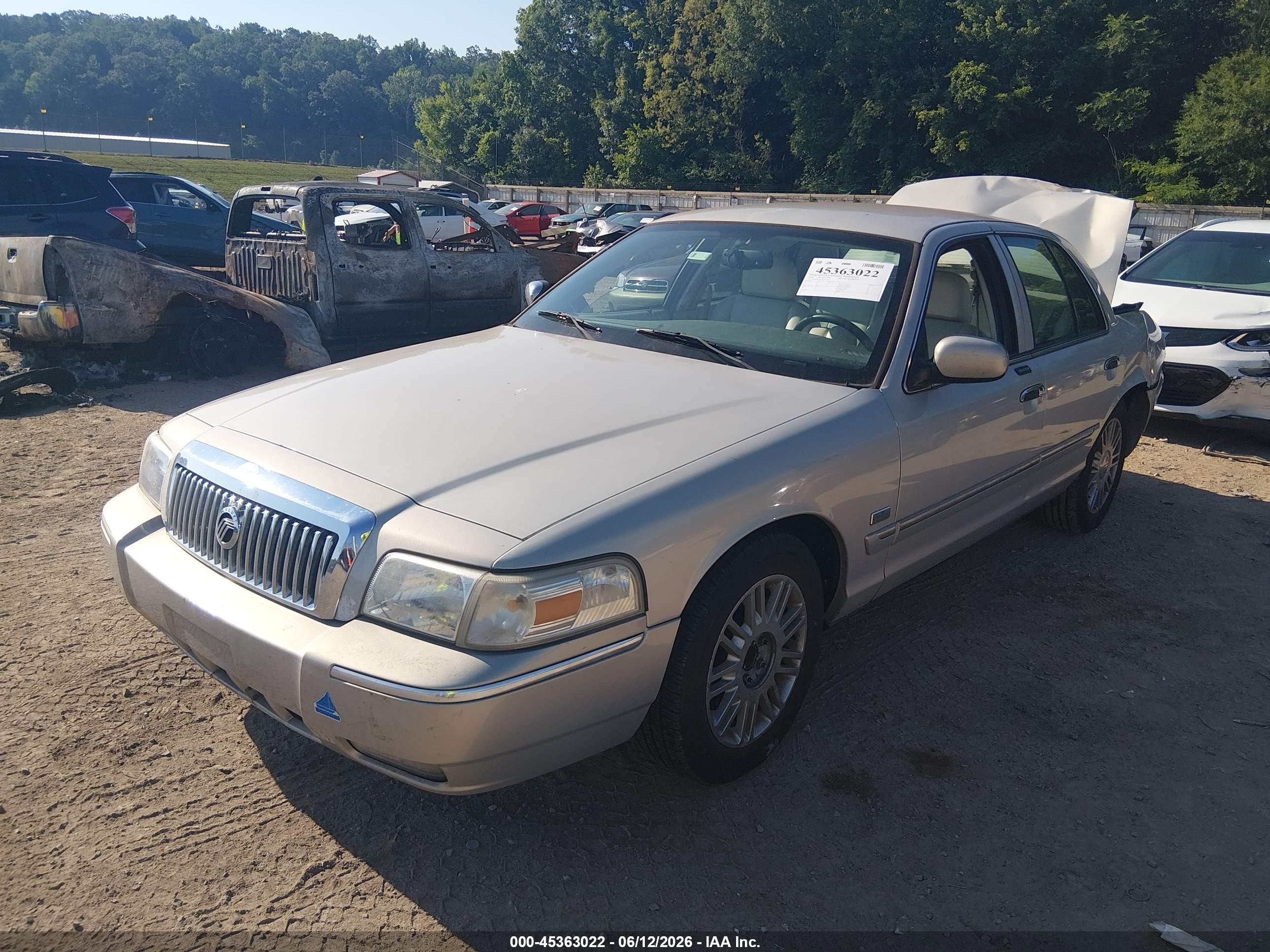 2008 Mercury Grand Marquis Ls Pewter vin: 2MEHM75V98X641261
