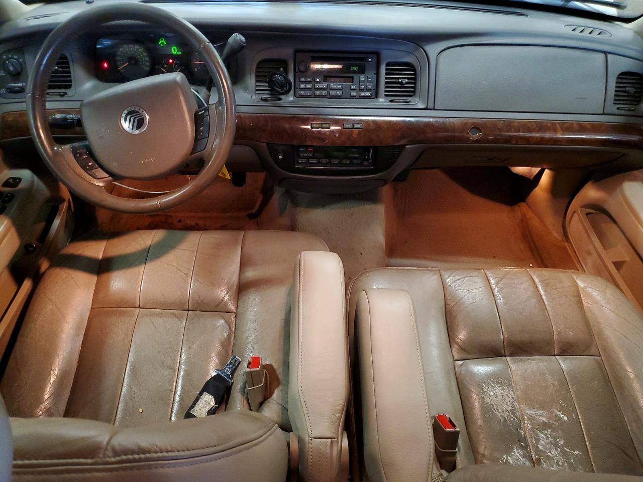 2008 Mercury Grand Marquis Ls White vin: 2MEHM75VX8X609919