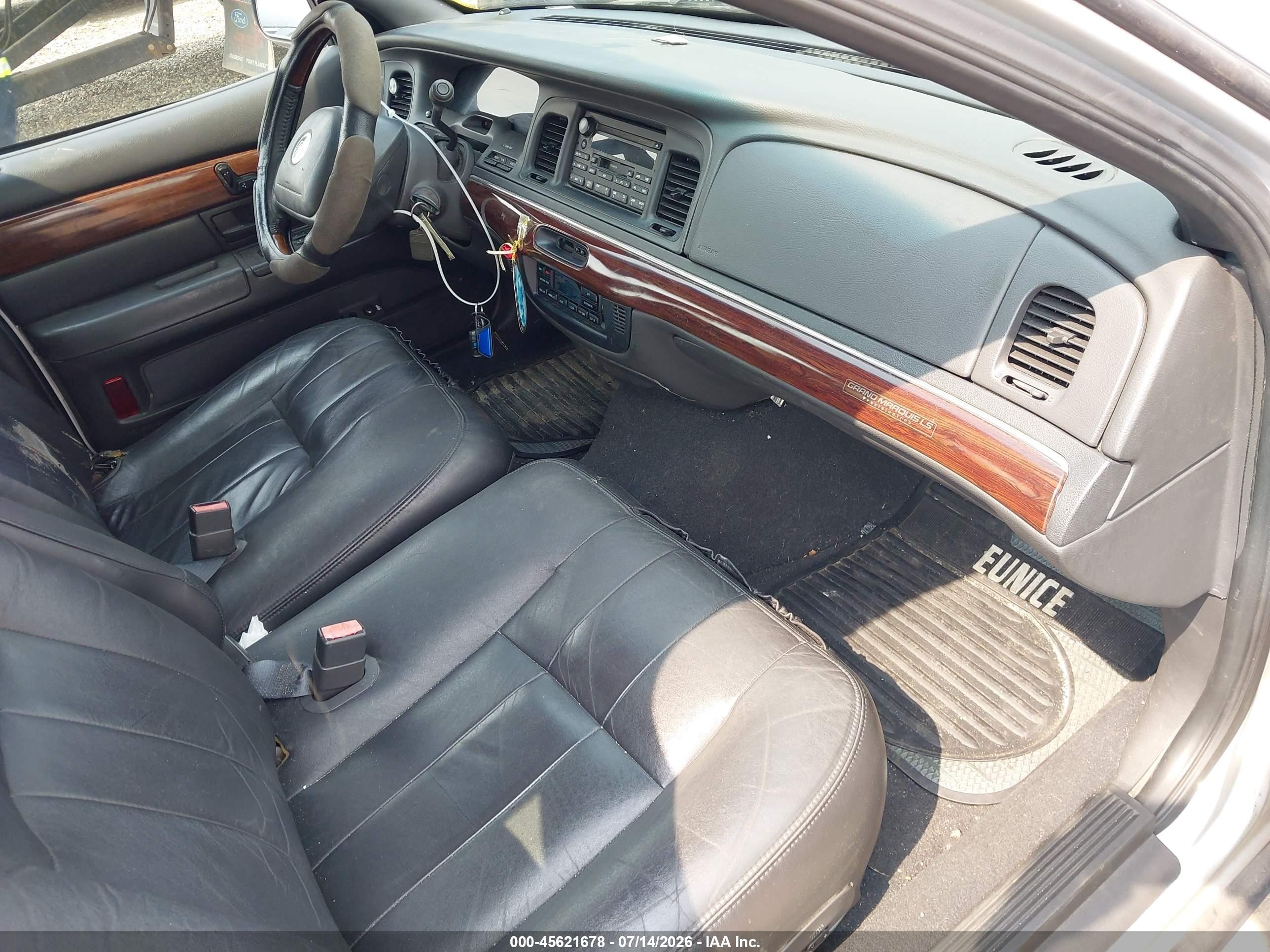 2003 Mercury Grand Marquis Ls Silver vin: 2MEHM75W13X634290
