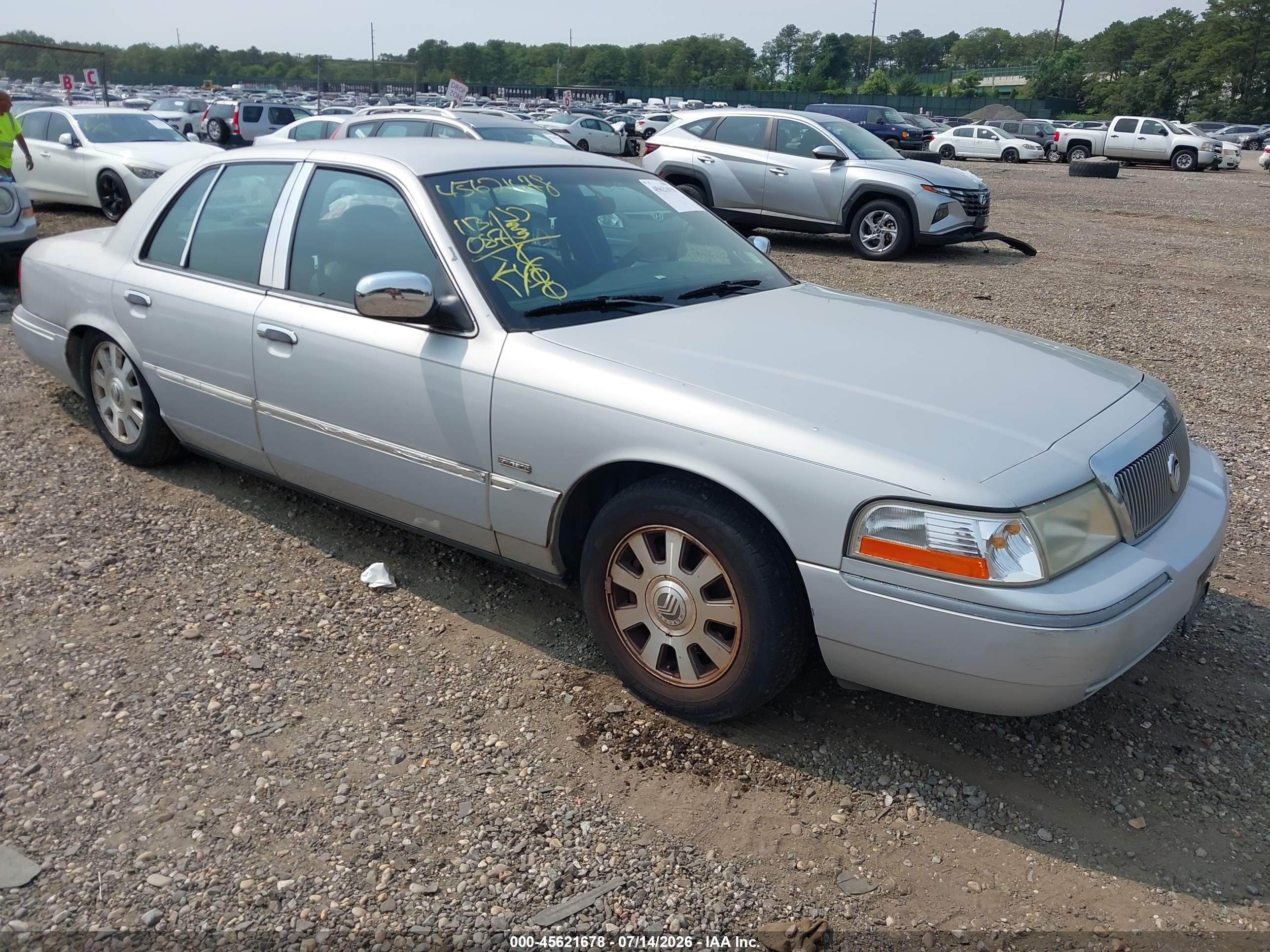 2003 Mercury Grand Marquis Ls Silver vin: 2MEHM75W13X634290