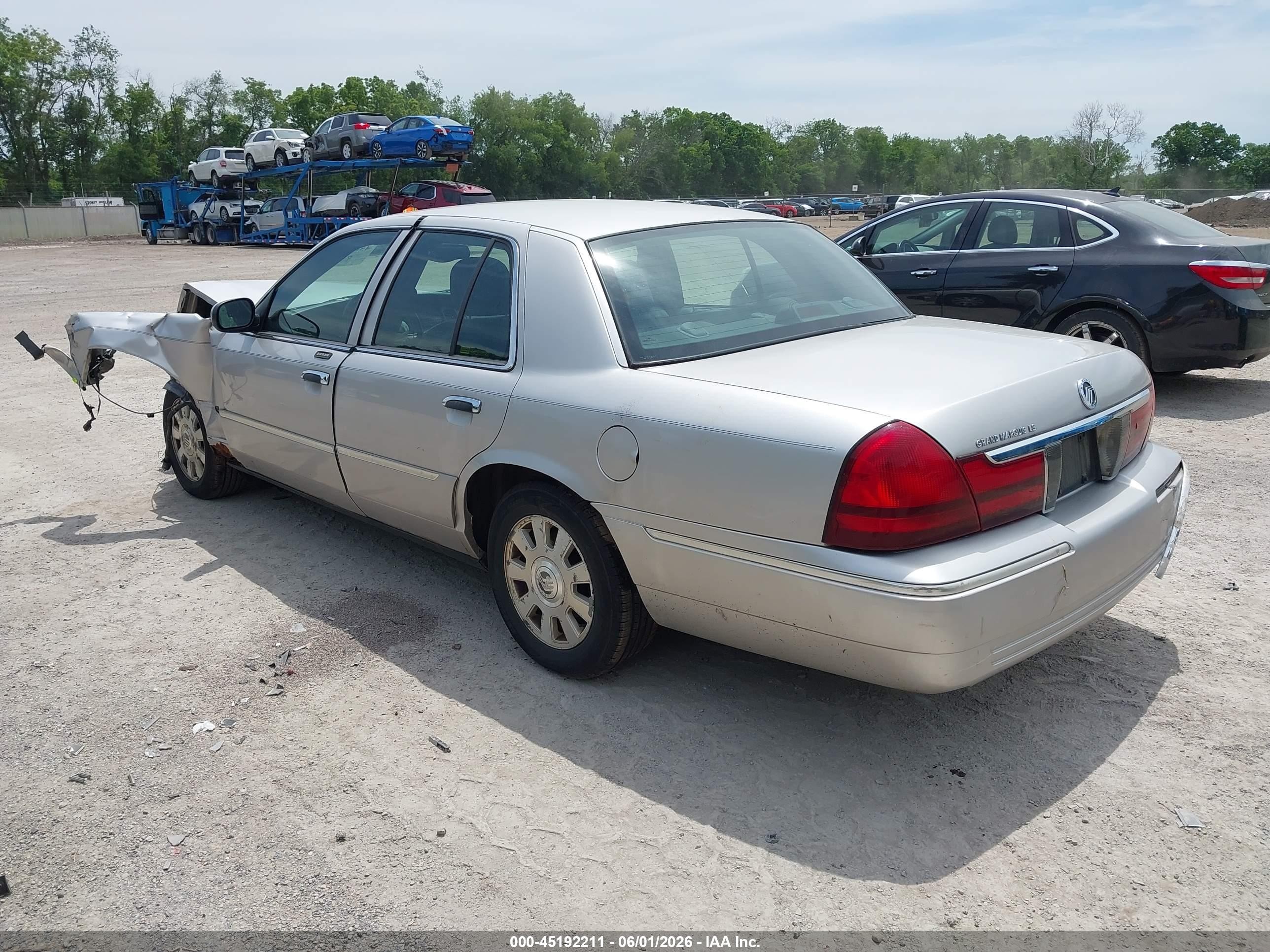 2004 Mercury Grand Marquis Ls Silver vin: 2MEHM75W14X606197