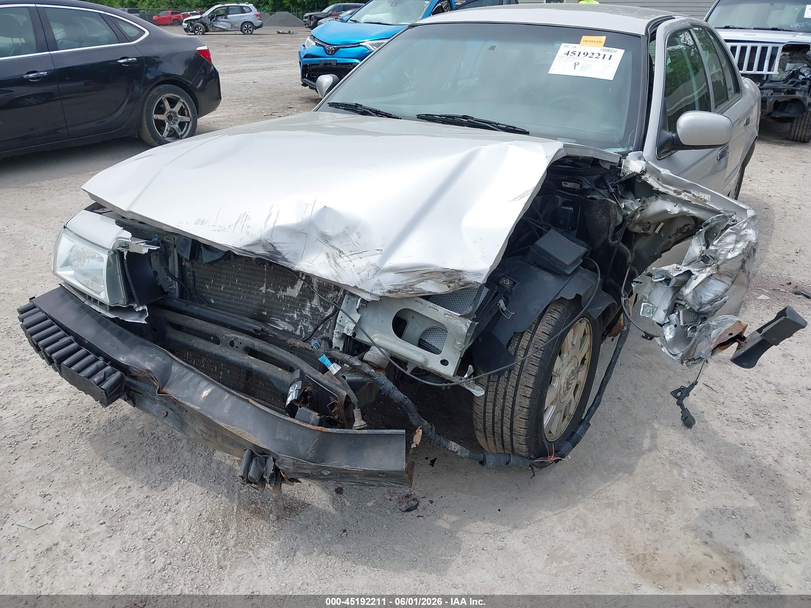 2004 Mercury Grand Marquis Ls Silver vin: 2MEHM75W14X606197