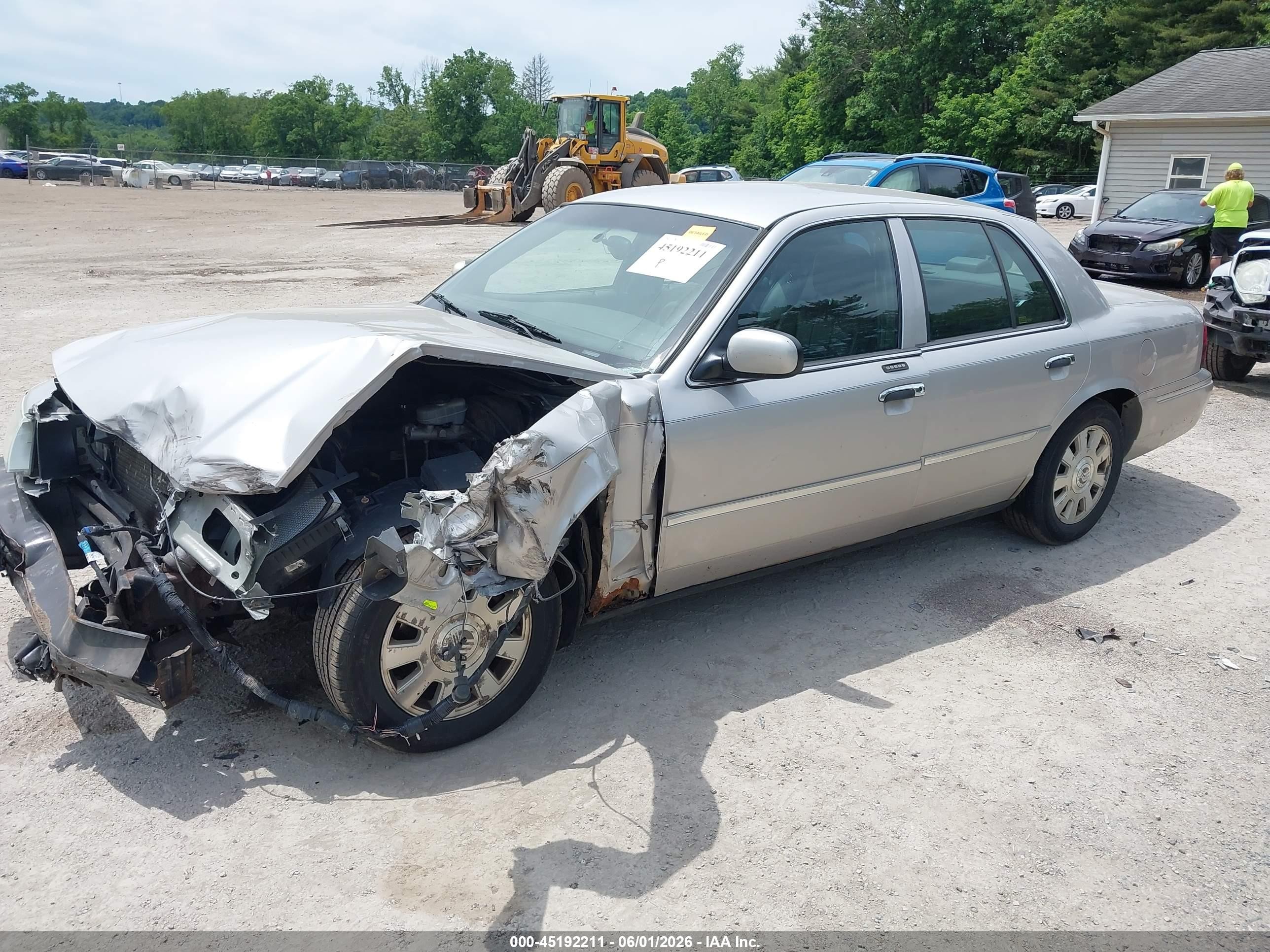 2004 Mercury Grand Marquis Ls Silver vin: 2MEHM75W14X606197