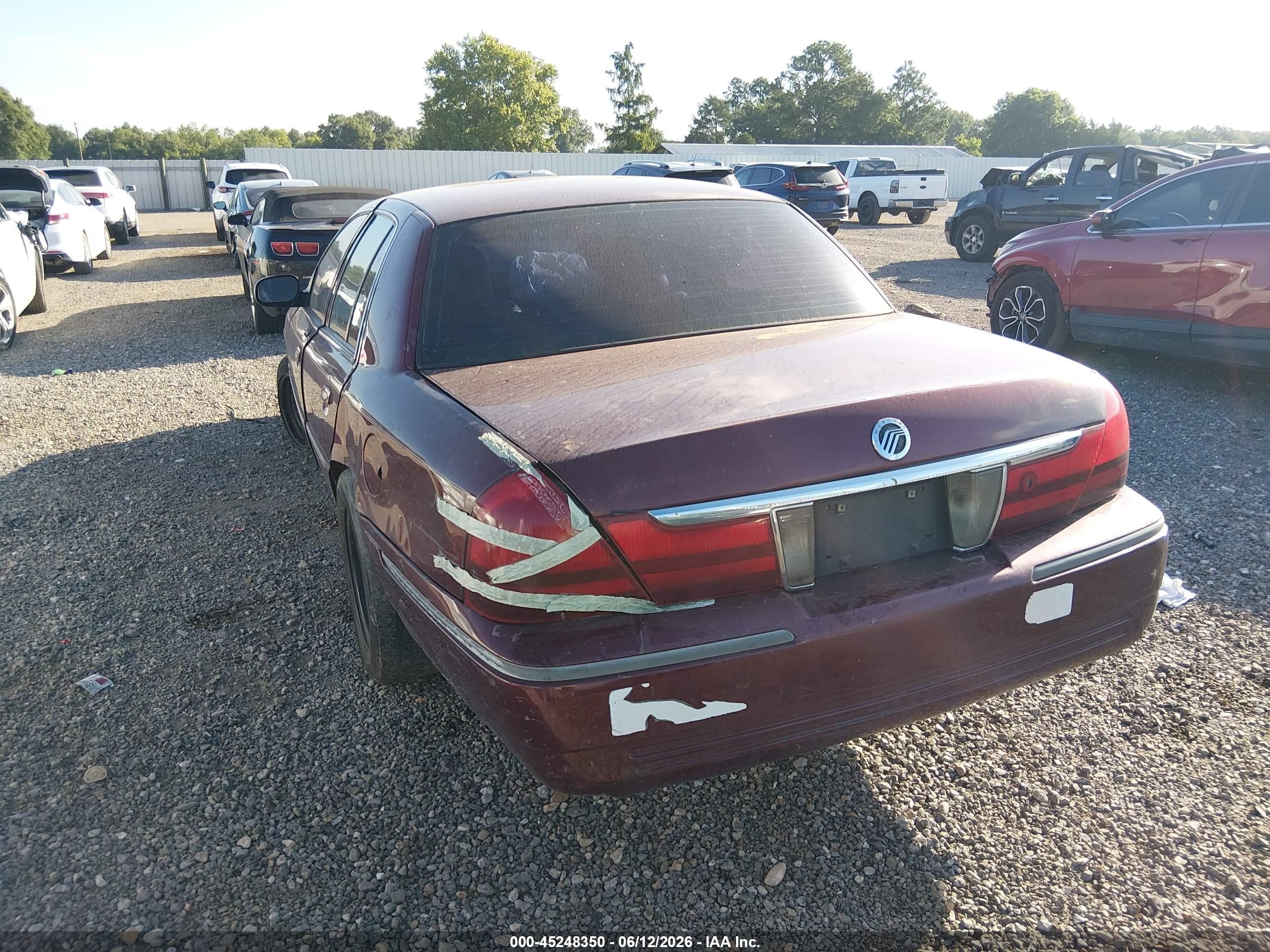 2004 Mercury Grand Marquis Ls Красный vin: 2MEHM75W14X611724