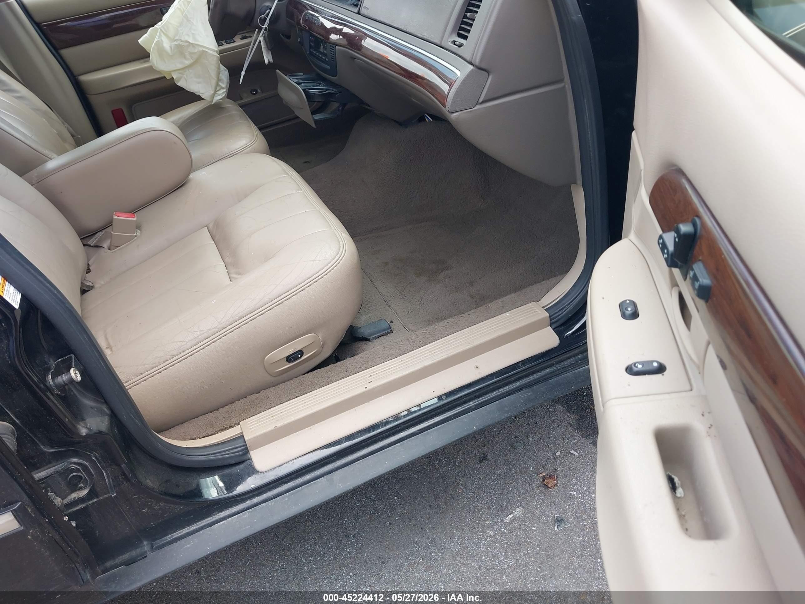2004 Mercury Grand Marquis Ls Black vin: 2MEHM75W24X634140