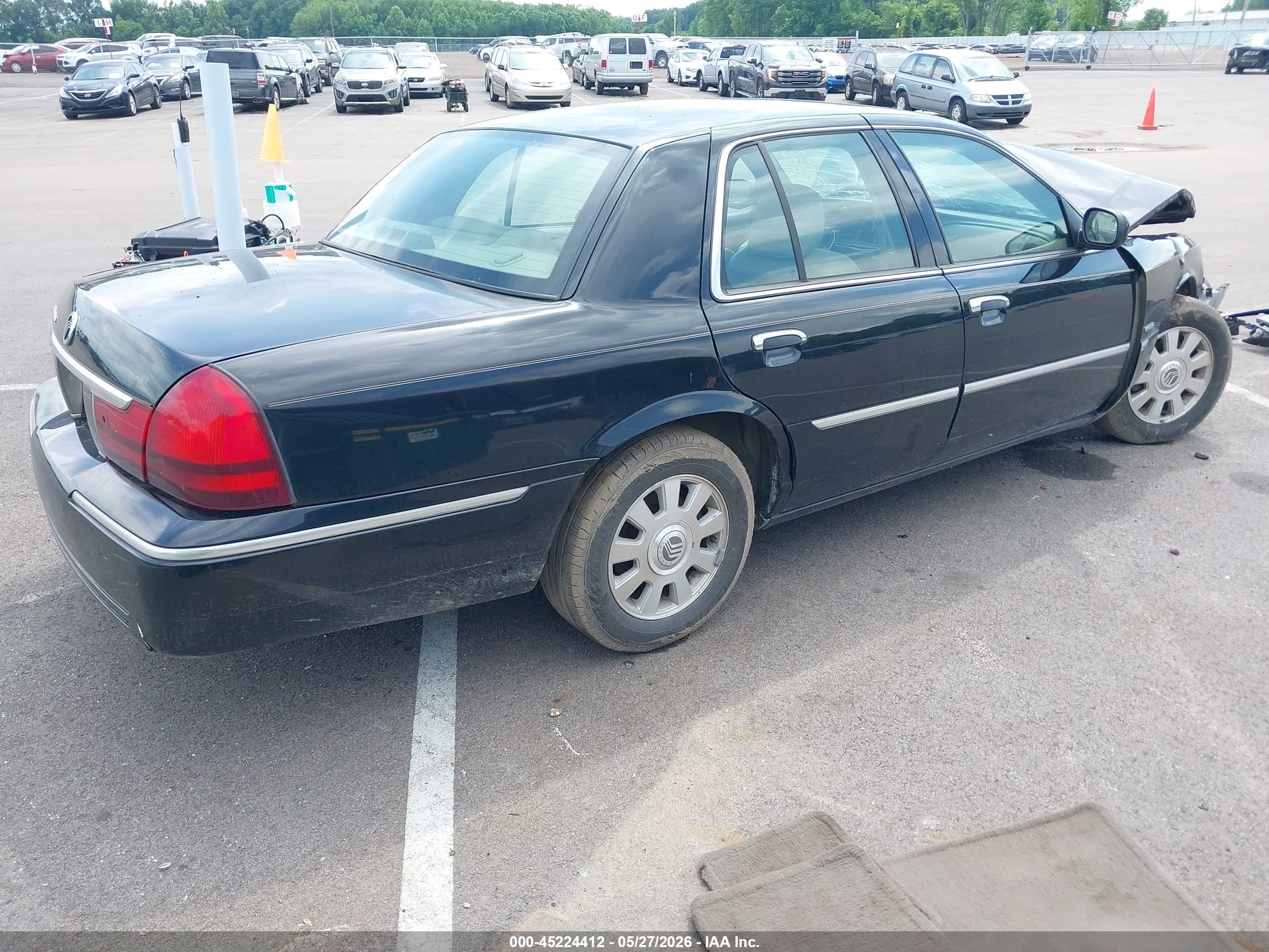 2004 Mercury Grand Marquis Ls Black vin: 2MEHM75W24X634140
