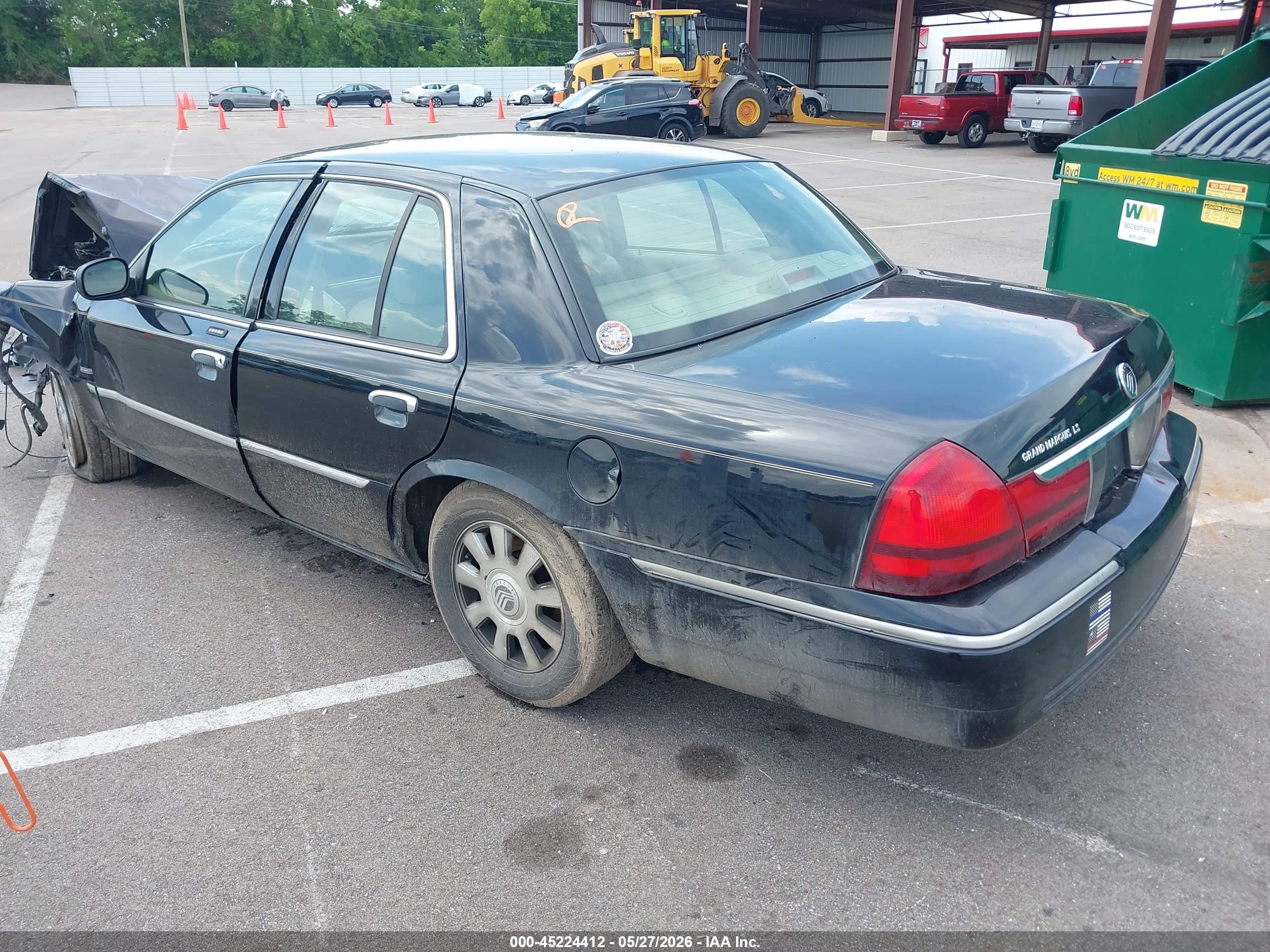 2004 Mercury Grand Marquis Ls Black vin: 2MEHM75W24X634140