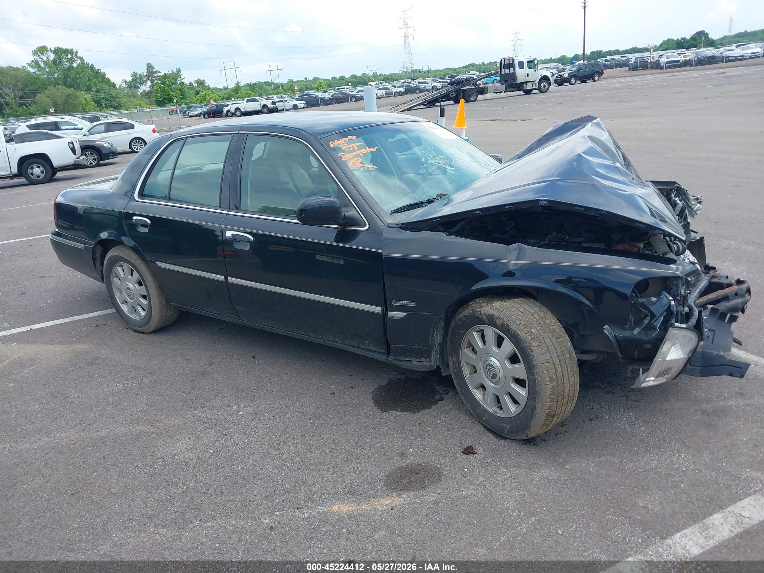 2004 Mercury Grand Marquis Ls Black vin: 2MEHM75W24X634140