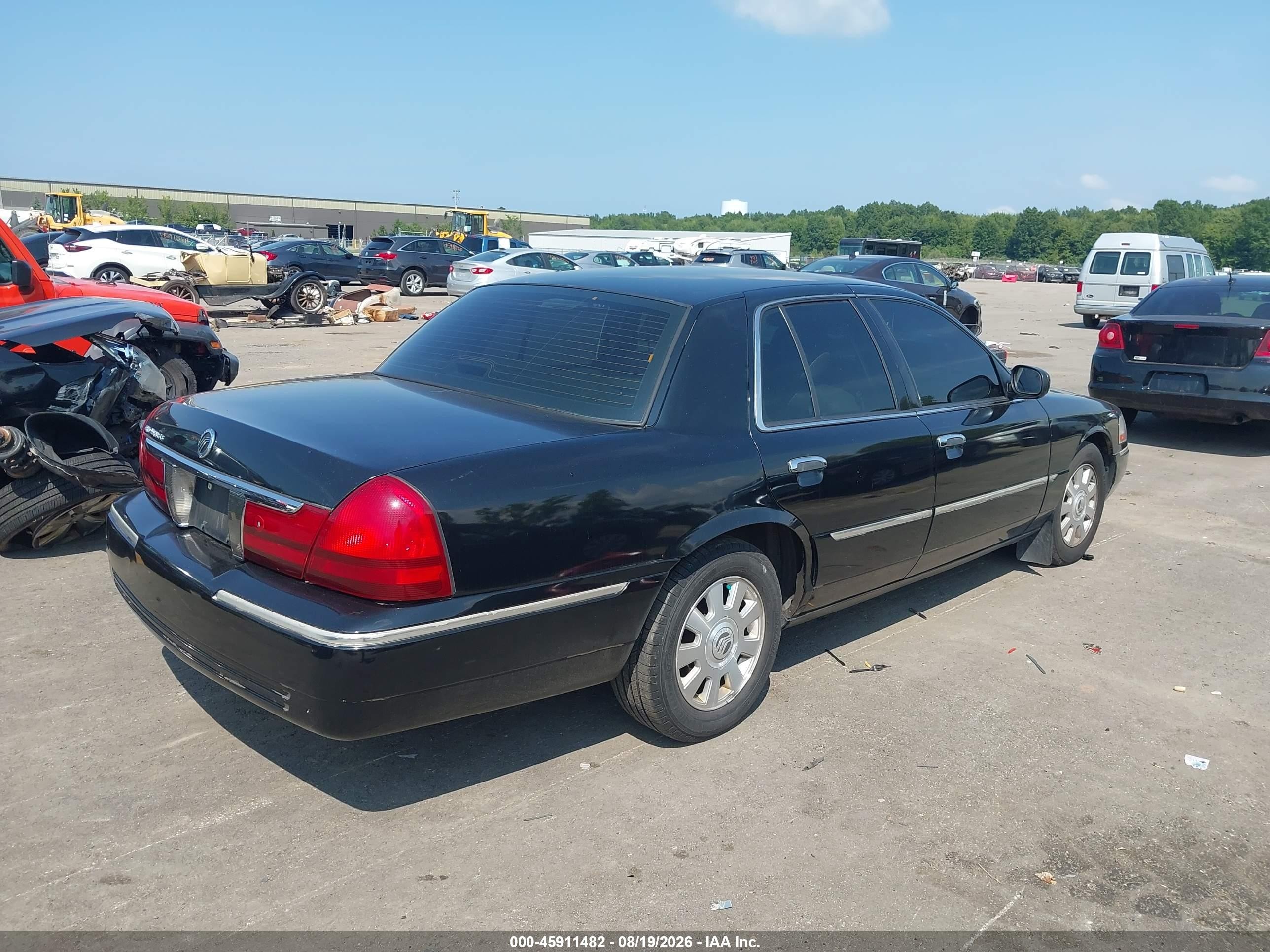 2004 Mercury Grand Marquis Ls Black vin: 2MEHM75W24X634252