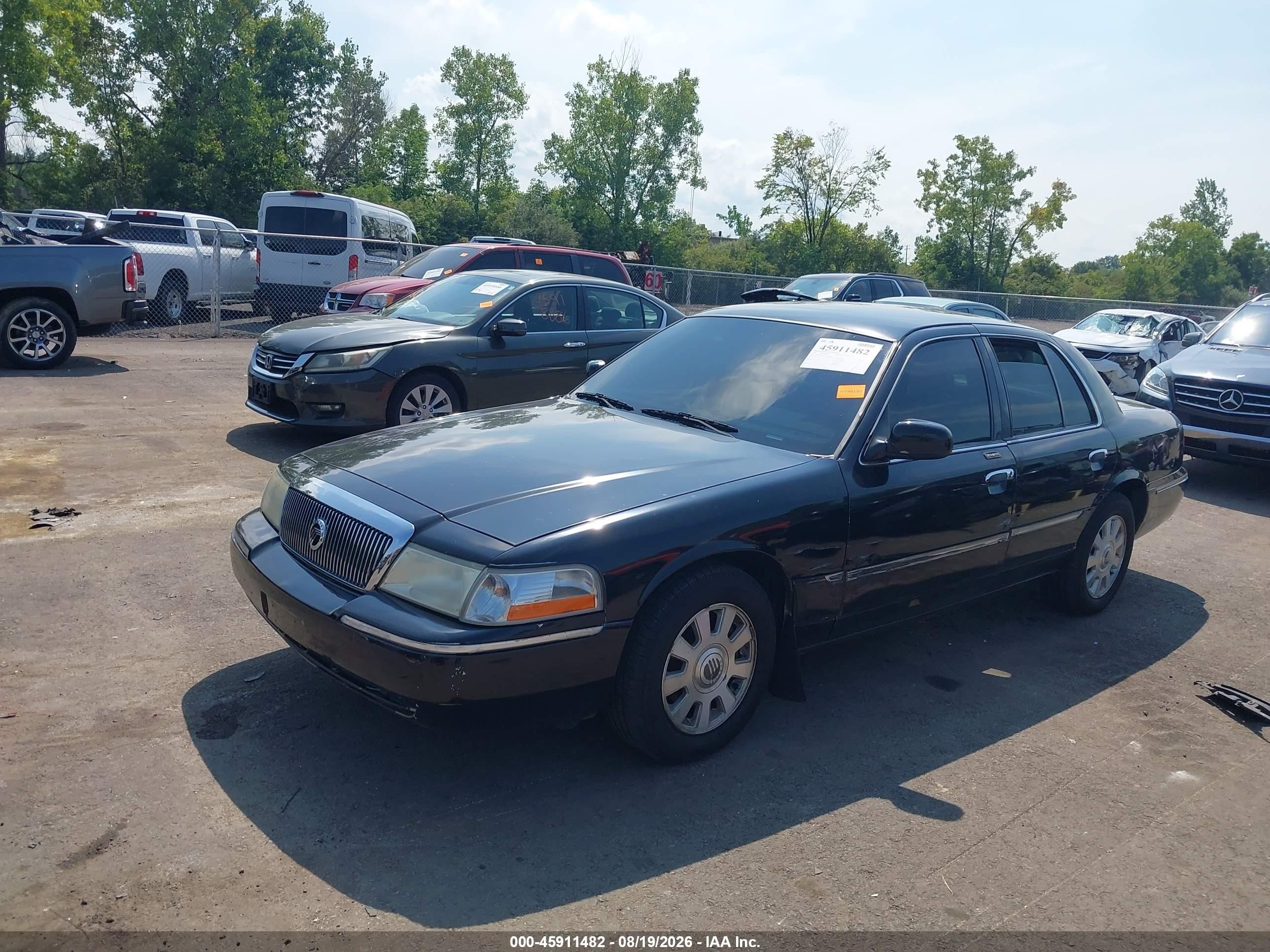 2004 Mercury Grand Marquis Ls Black vin: 2MEHM75W24X634252